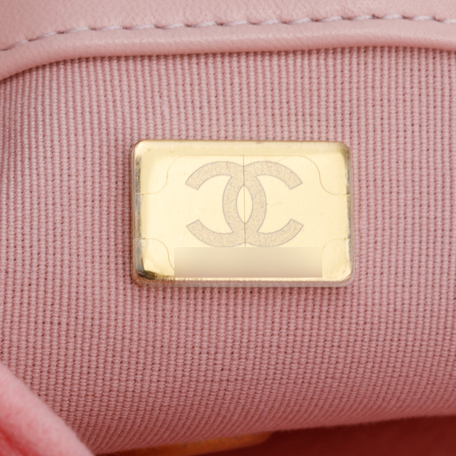 Chanel Pink Quilted Lambskin Leather Medium 19 Flap Bag w/ Box