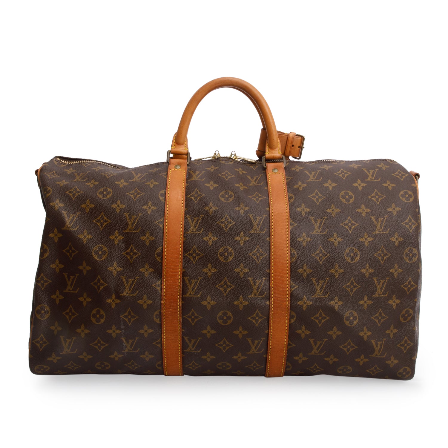 Louis Vuitton Vintage Monogram Keepall Bandouliere 50 w/ Strap