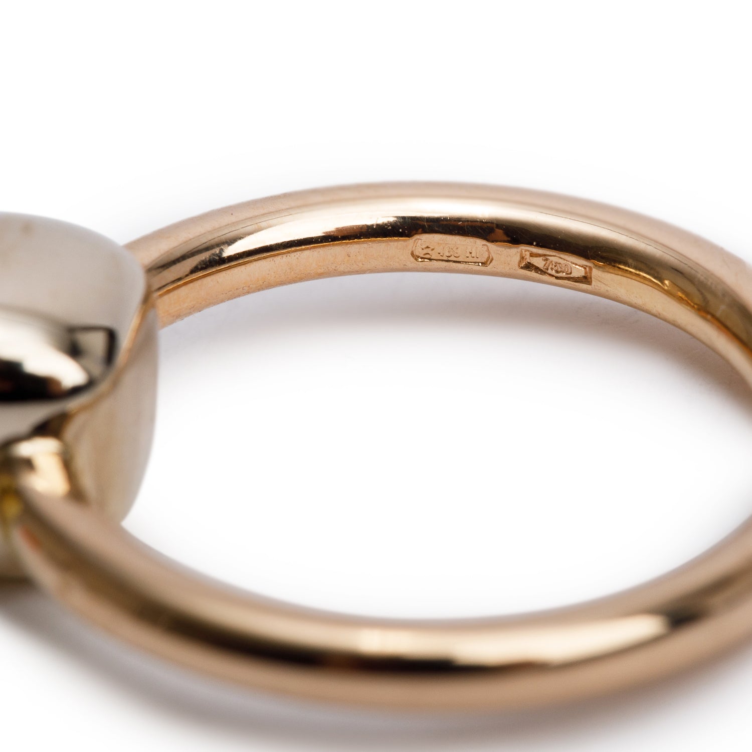 Pomellato 18k Rose Gold Lemon Quartz Nudo Petit Ring, Size 5 w/ Box