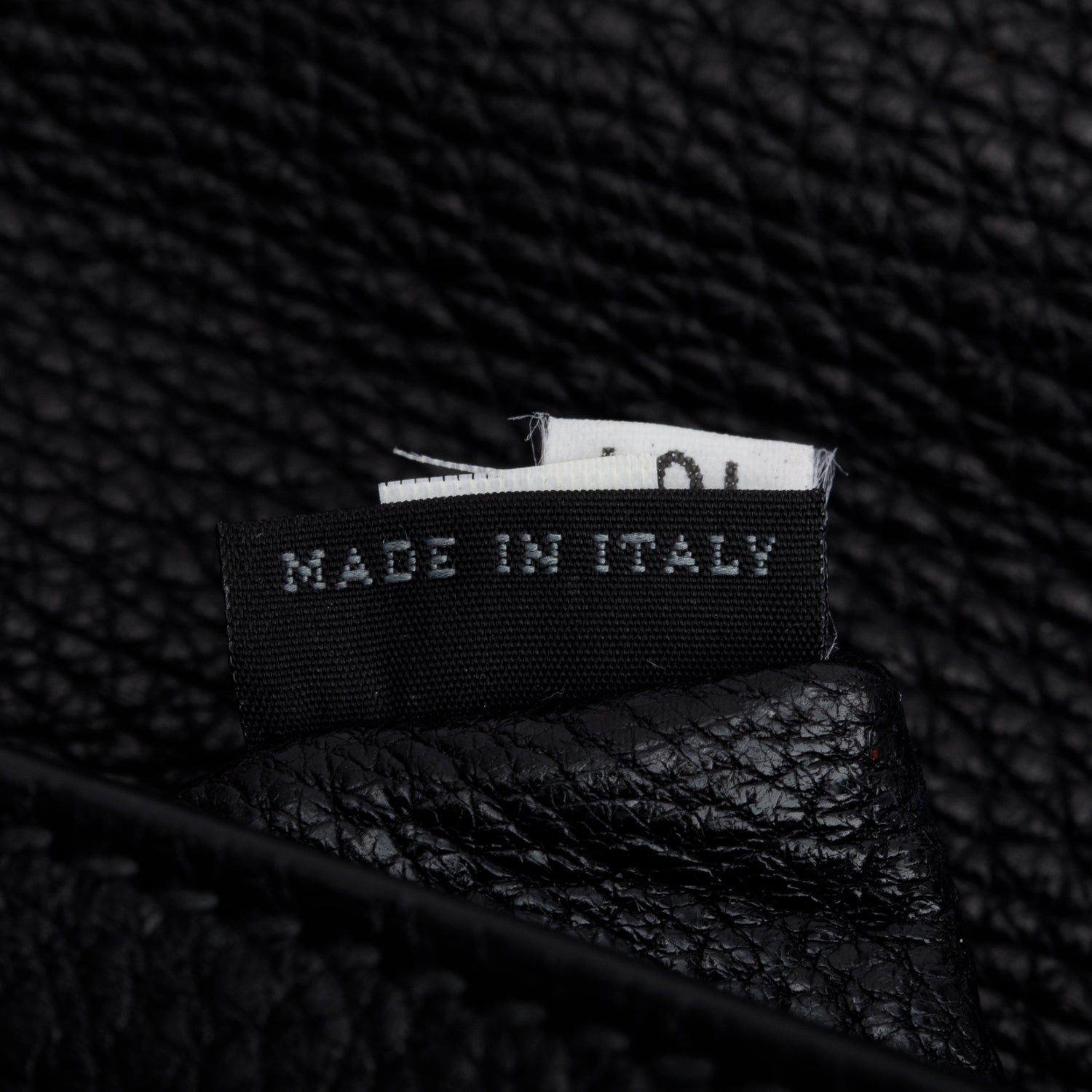 Prada Black Vitello Daino Document Clutch