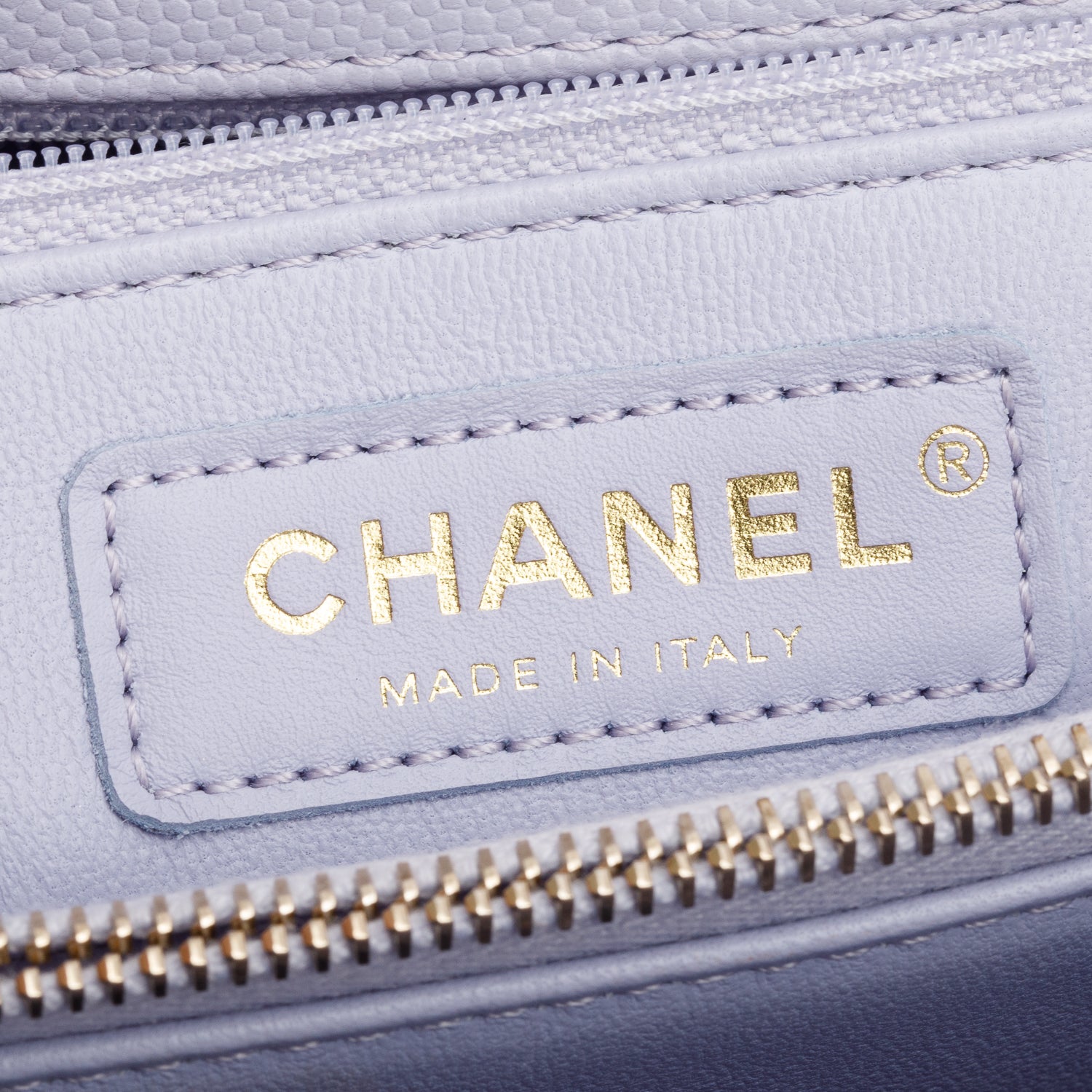 Chanel Purple Caviar Quilted Small Coco Handle Flap w/ Box