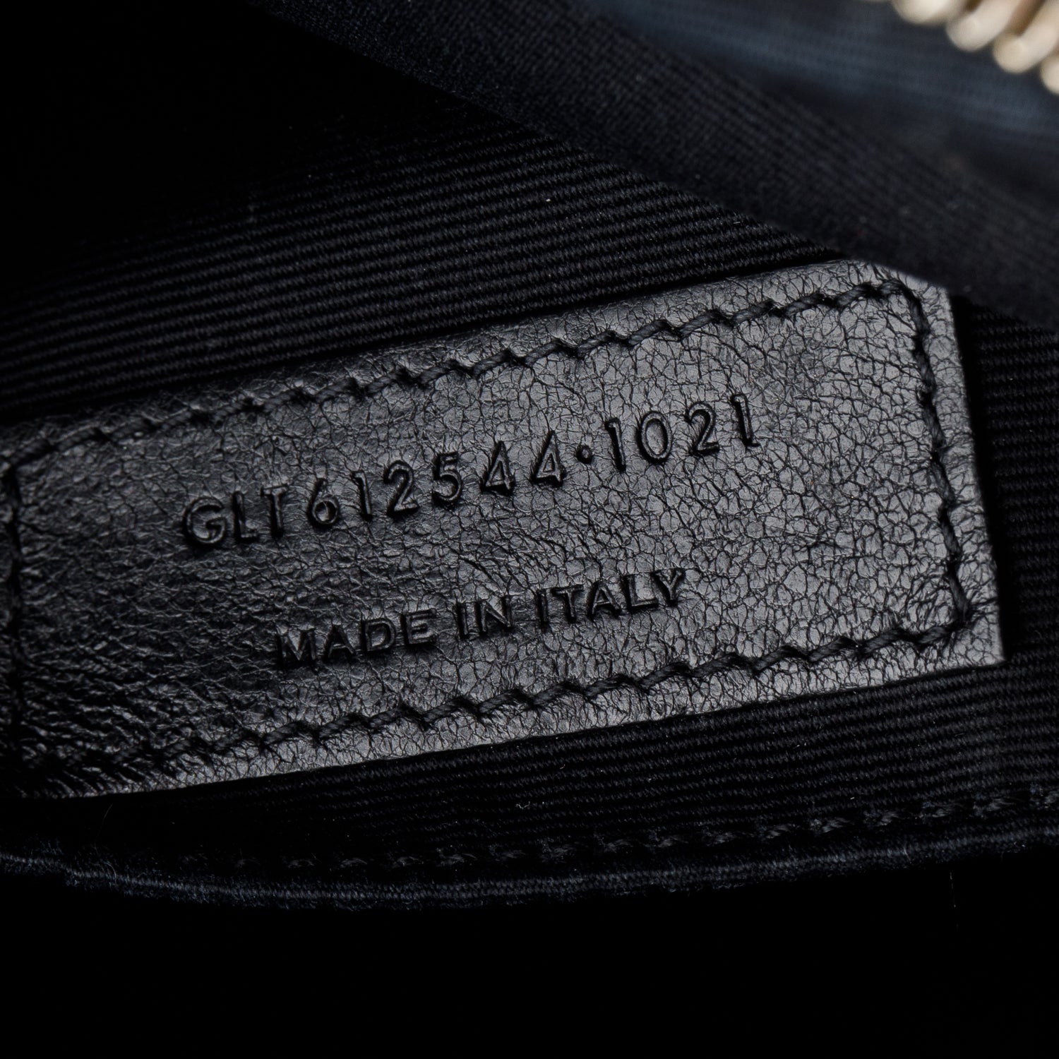 Saint Laurent 2021 Black Calfskin Matelasse Monogram Lou Camera Bag w/ Box