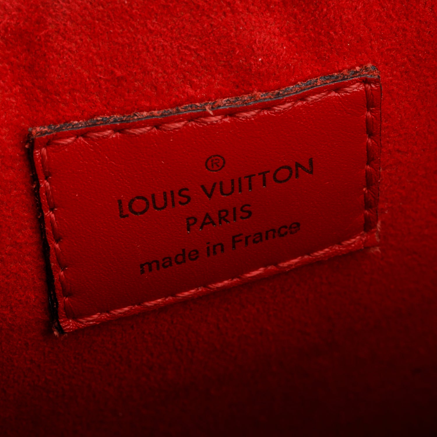 Louis Vuitton Red Soufflot BB w/ Straps