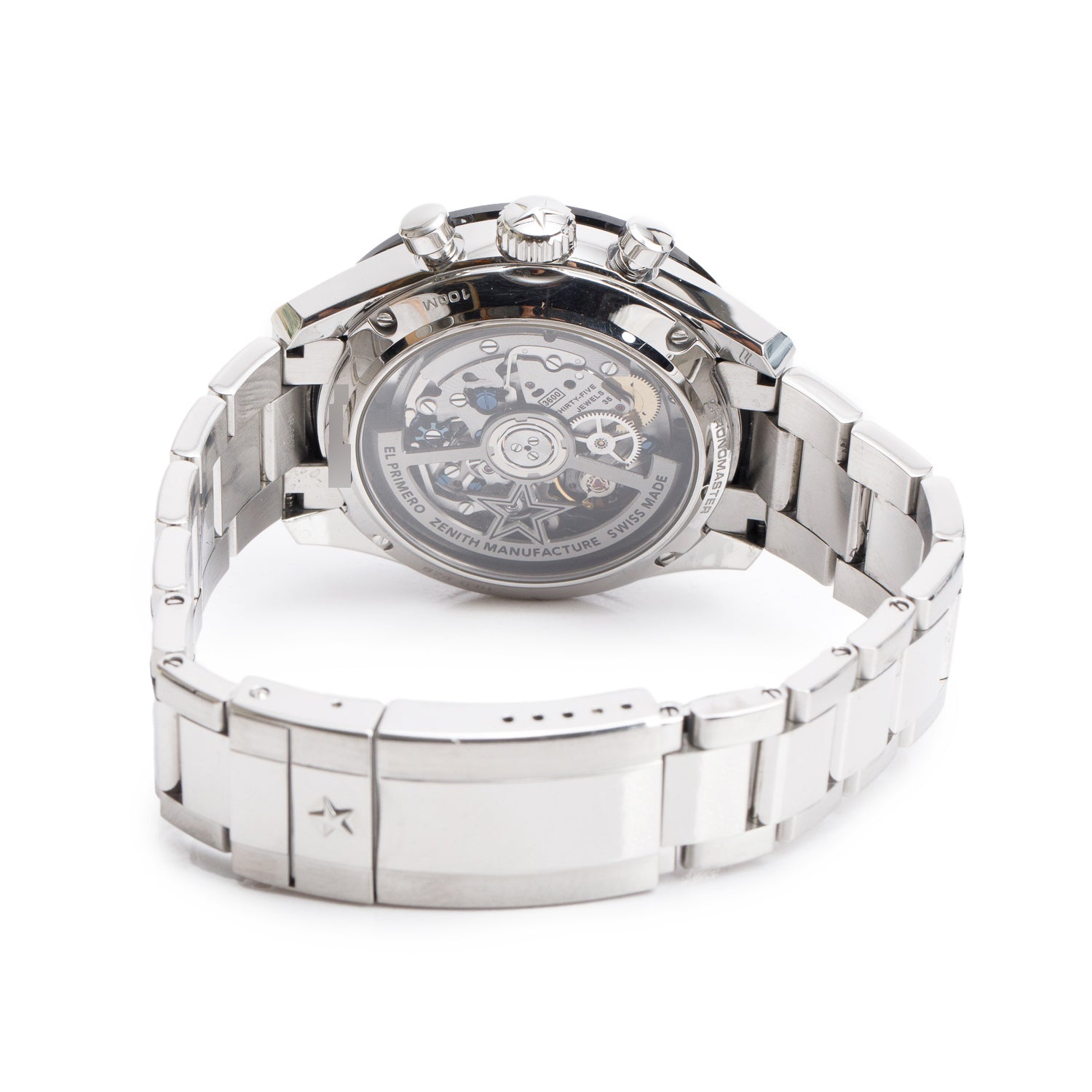 Zenith Stainless Steel El Primero Chronomaster Sport 41 MM Chronograph Automatic Watch White Dial w/ Box & Papers