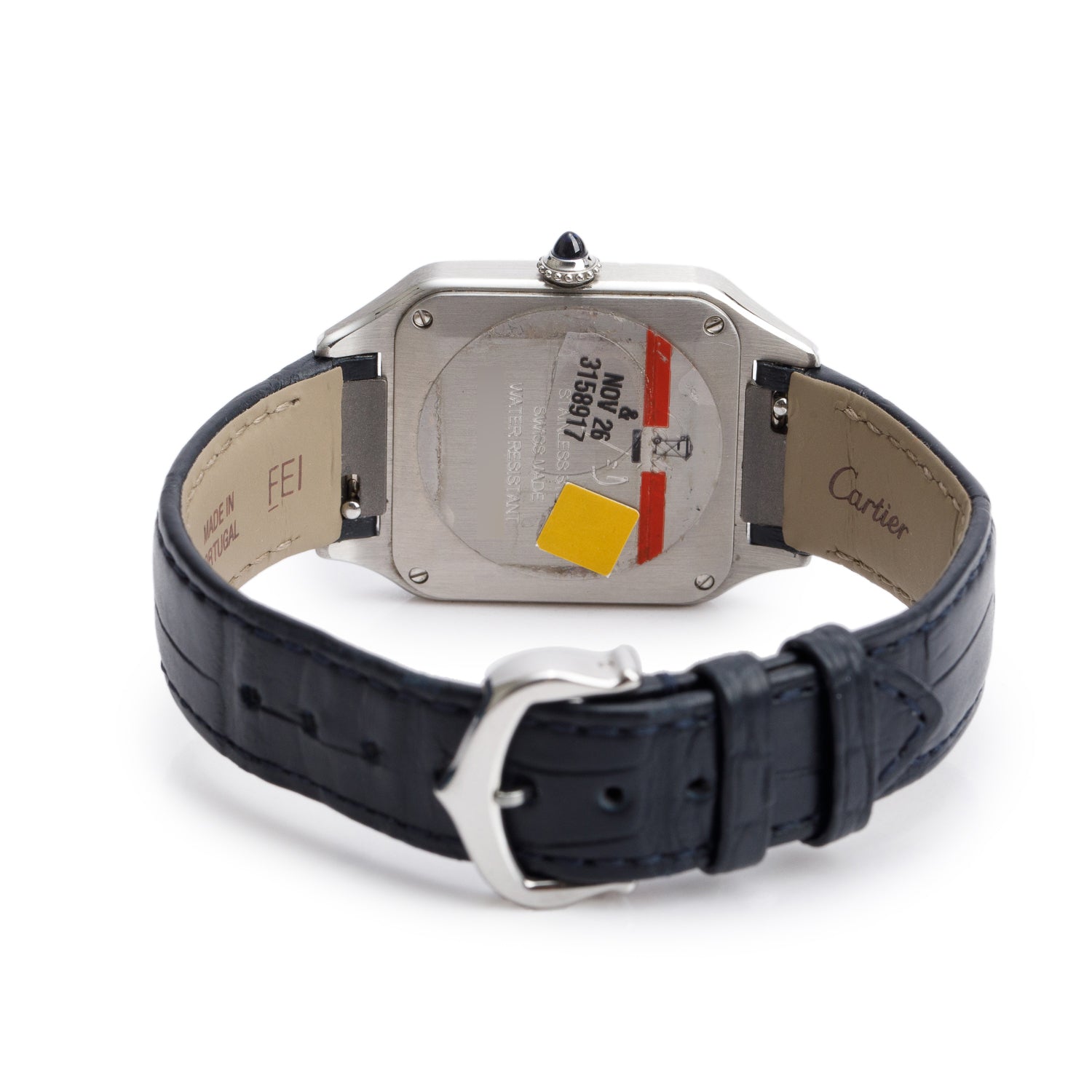 Cartier 2025 Stainless Steel Santos Dumont Watch, Small Model 4242 w/ Box & Papers