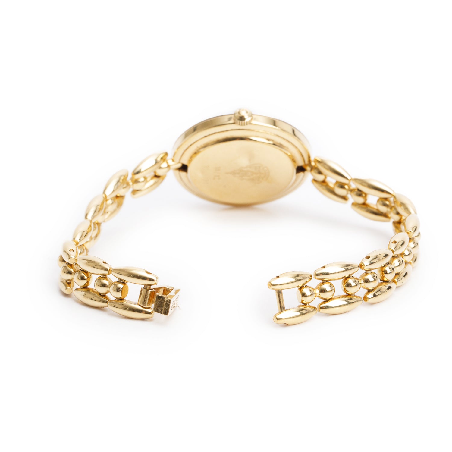 Gucci Gold Plated Stainless Steel 1100 Series 26 MM Watch w/ 5 Multicolour Bezels