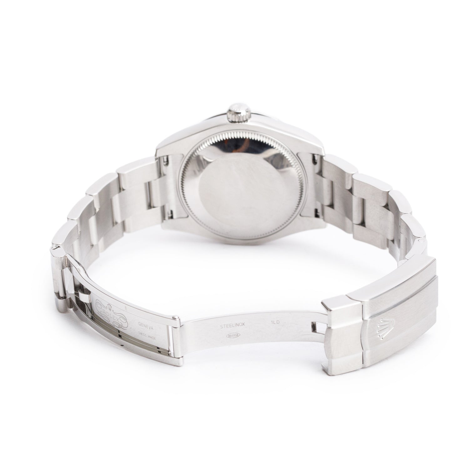 Rolex Stainless Steel Oyster Perpetual 31 MM Automatic Watch Blue Dial 177200