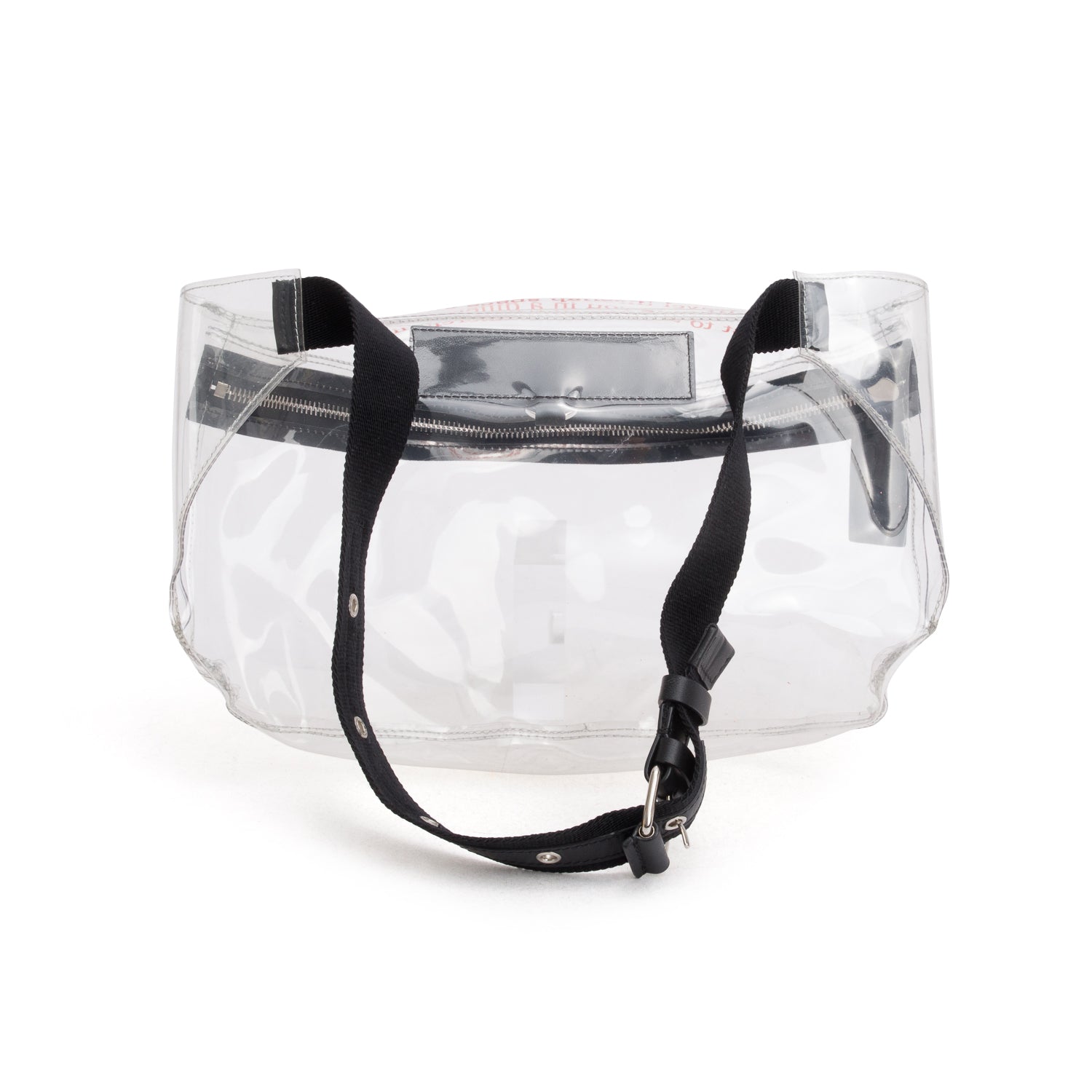 Valentino Black Galaxy PVC Belt Bag w/ Pouch