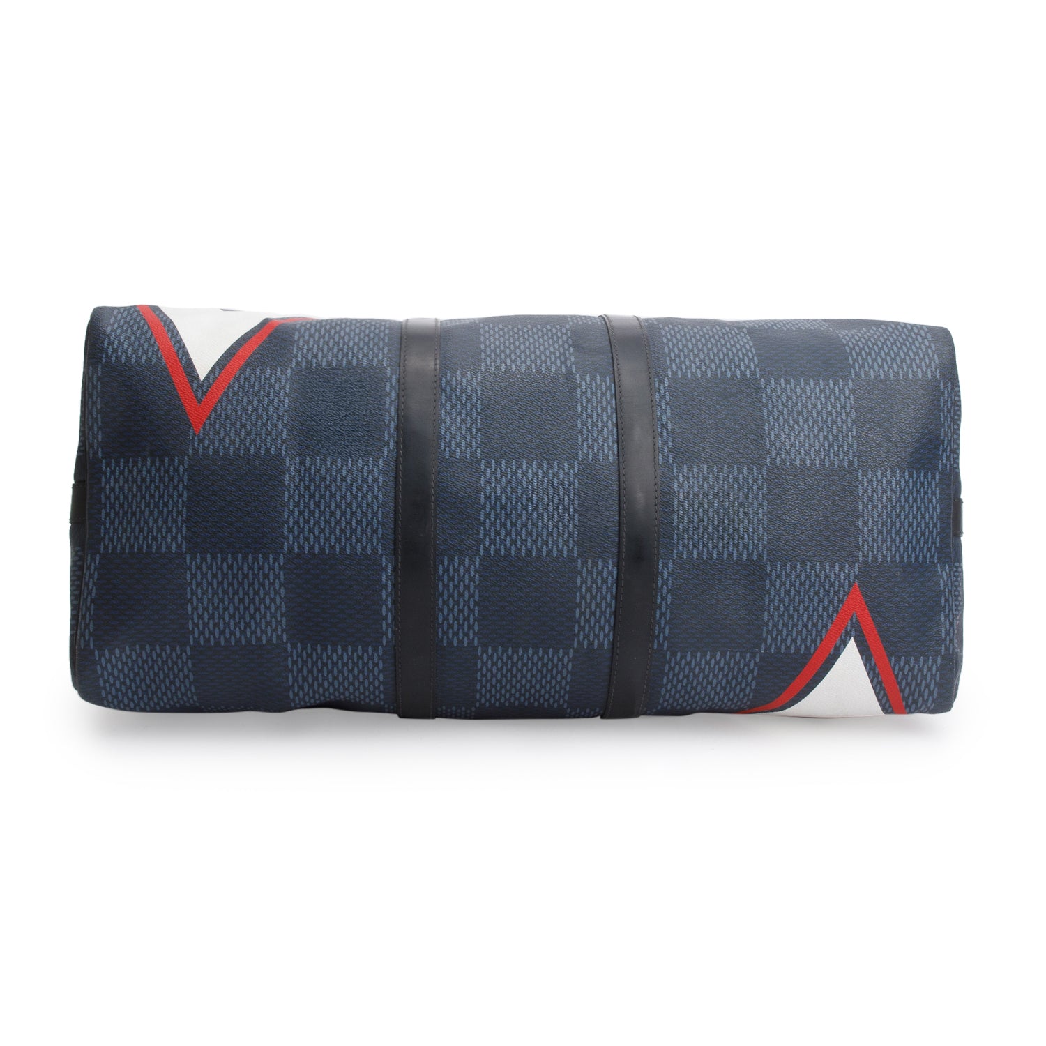 Louis Vuitton Damier Cobalt America's Cup Keepall Bandouliere 55