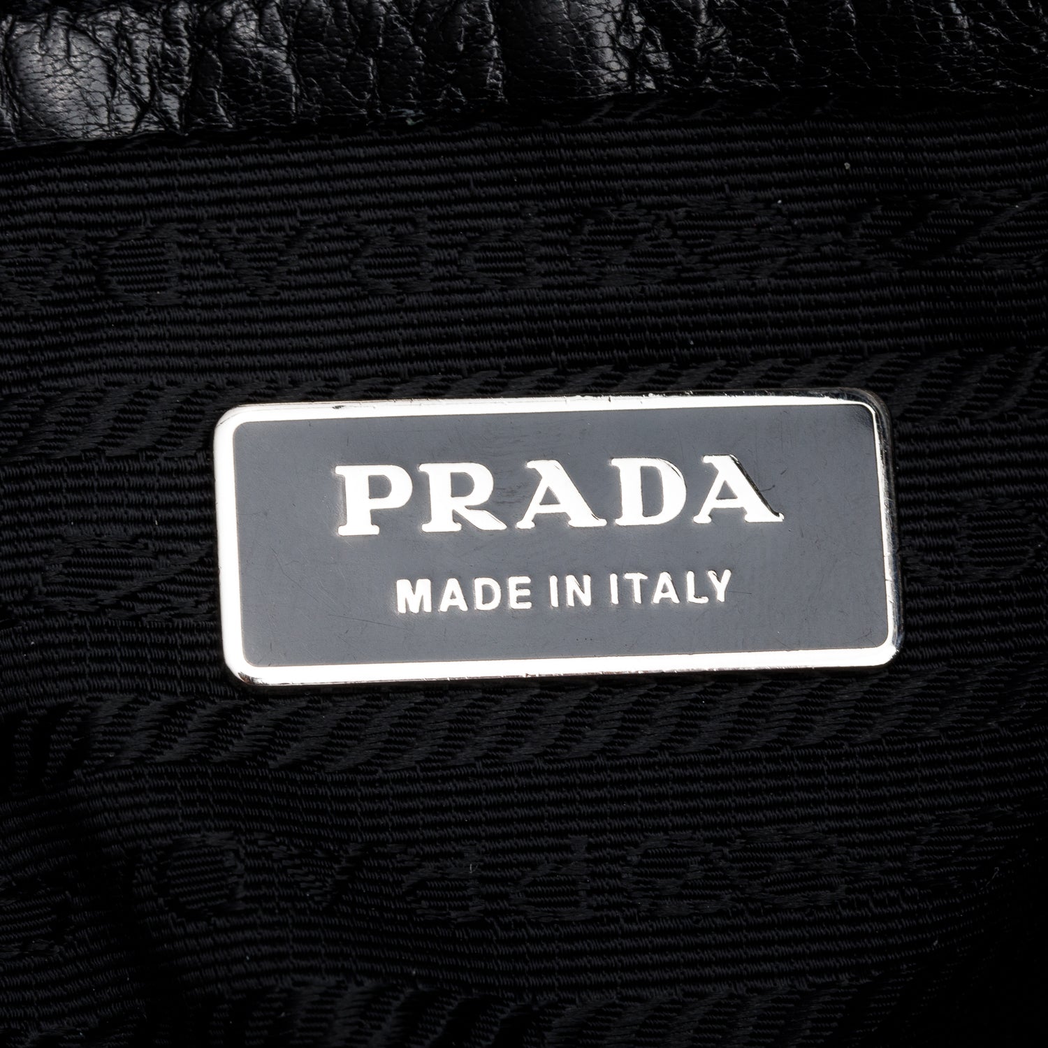 Prada Black Tessuto Nylon Bufalo Leather Easy Shoulder Bag w/ Box & Authenticity Card