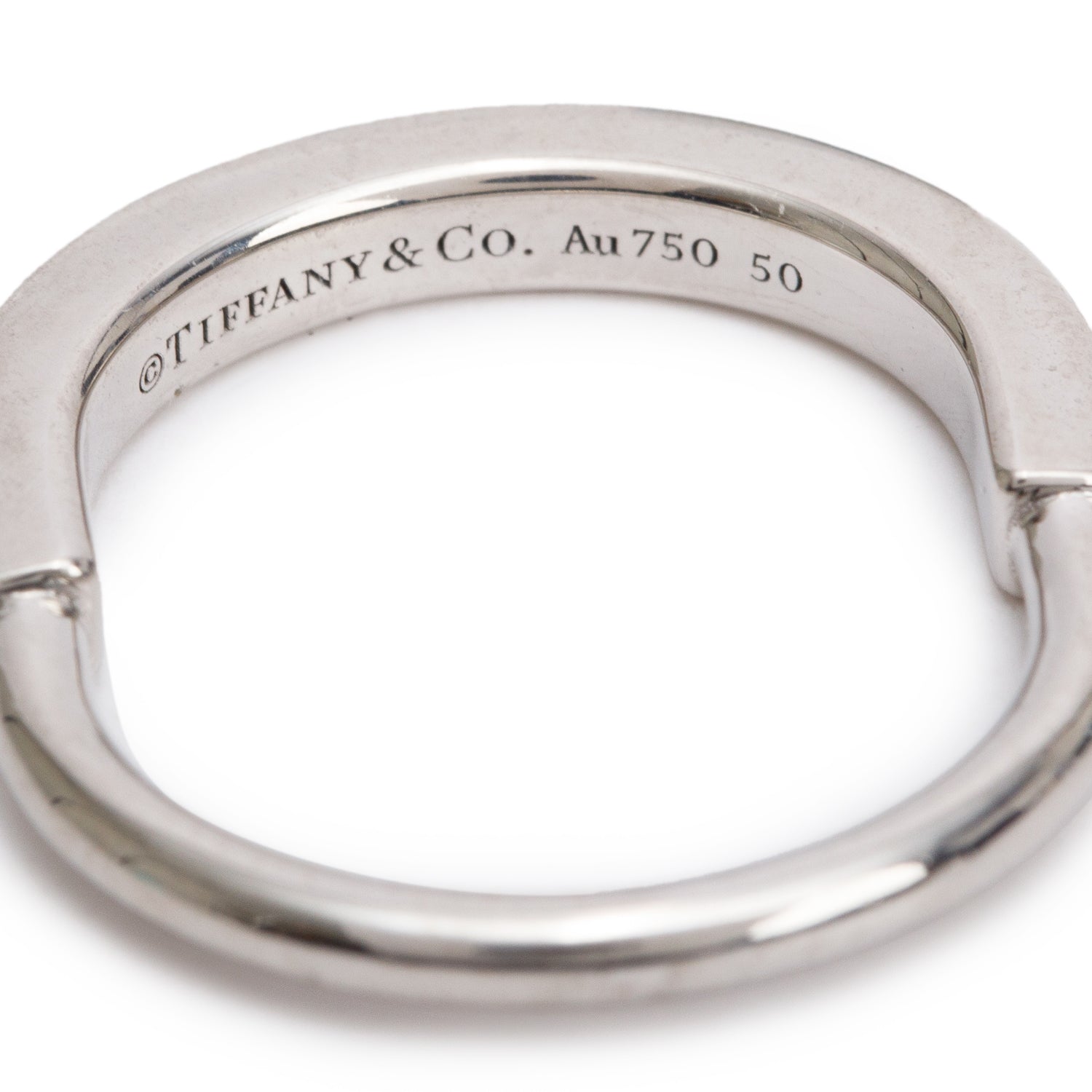 Tiffany & Co. 2025 18k White Gold Small Lock Pendant w/ Box & Receipt