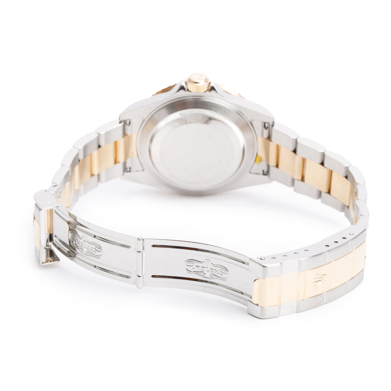 Rolex Stainless Steel & 18k Yellow Gold Submariner Date 40 MM Automatic Watch Blue Dial 16613 w/ Box & Papers