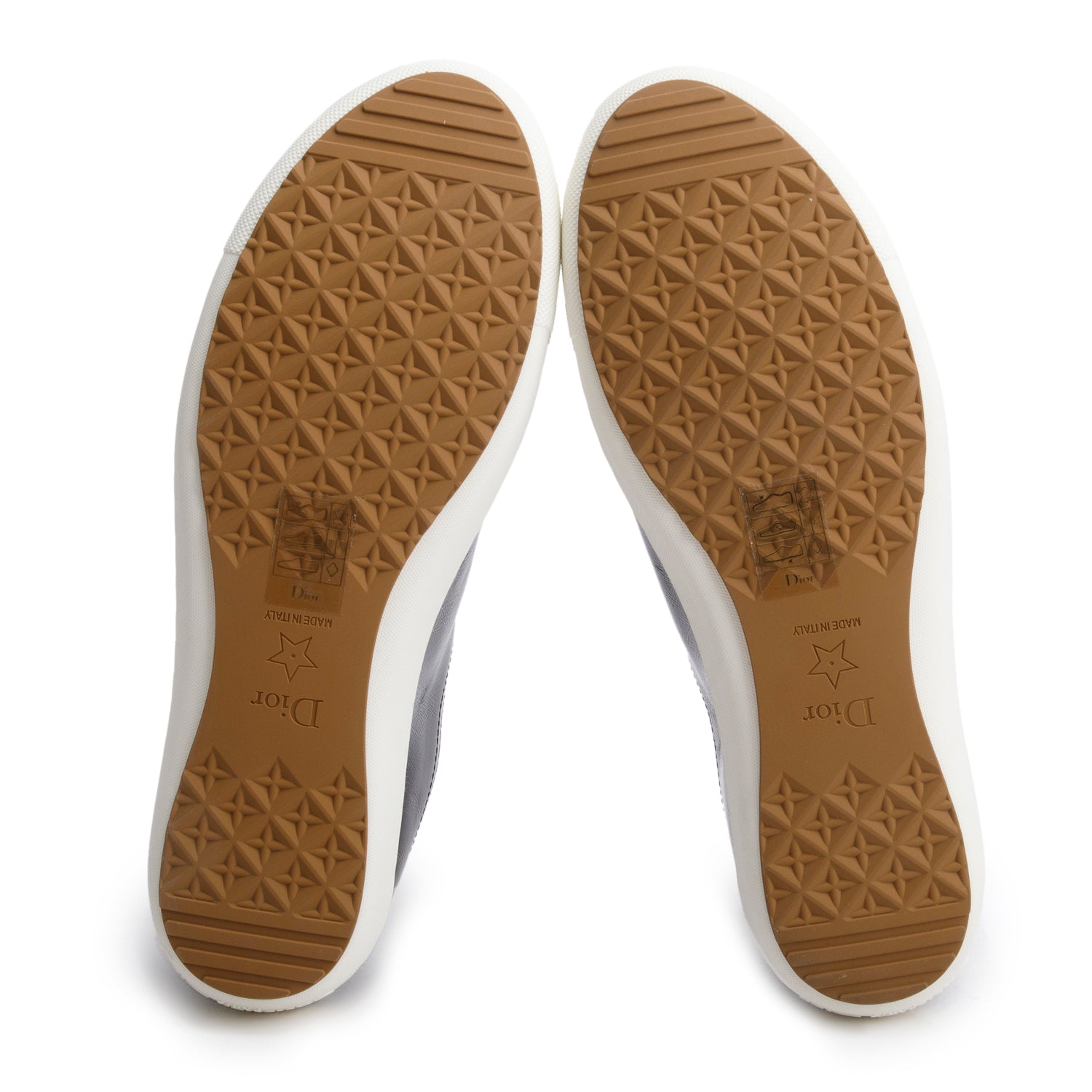 Christian Dior Black Patent Leather Dior Lucky Sneakers, Size 36 w/ Box