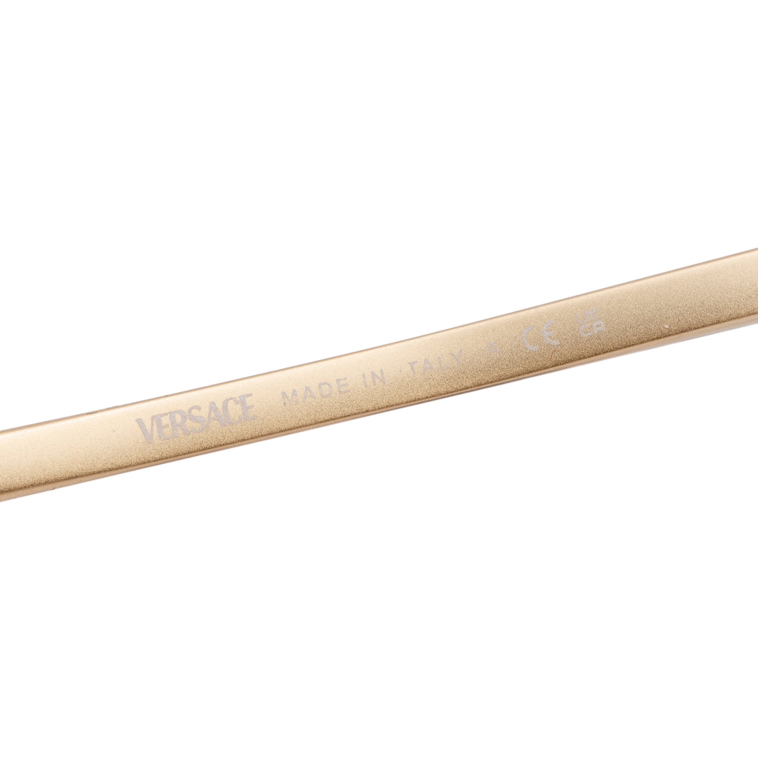 Versace 1301 Gold-Tone Cat Eye Glasses