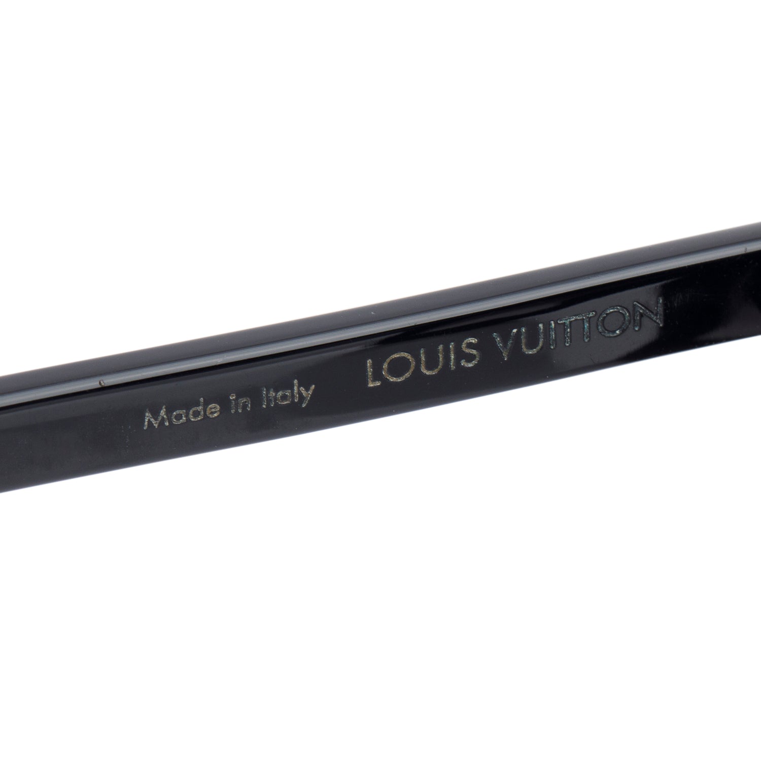 Louis Vuitton VO159 Black Acetate Square Escape Sunglasses w/ Pouch