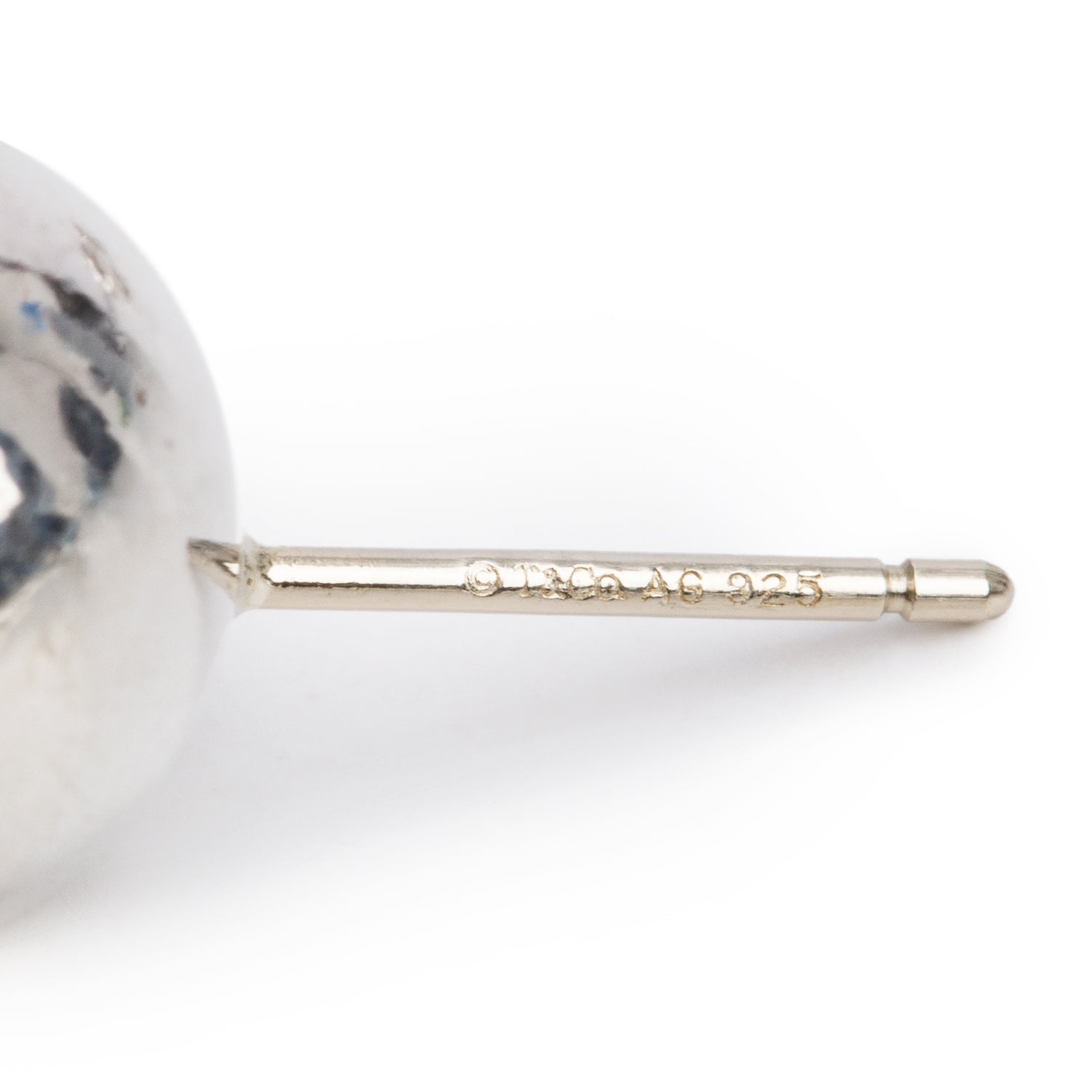 Tiffany & Co. Sterling Silver HardWear 10 MM Ball Earrings