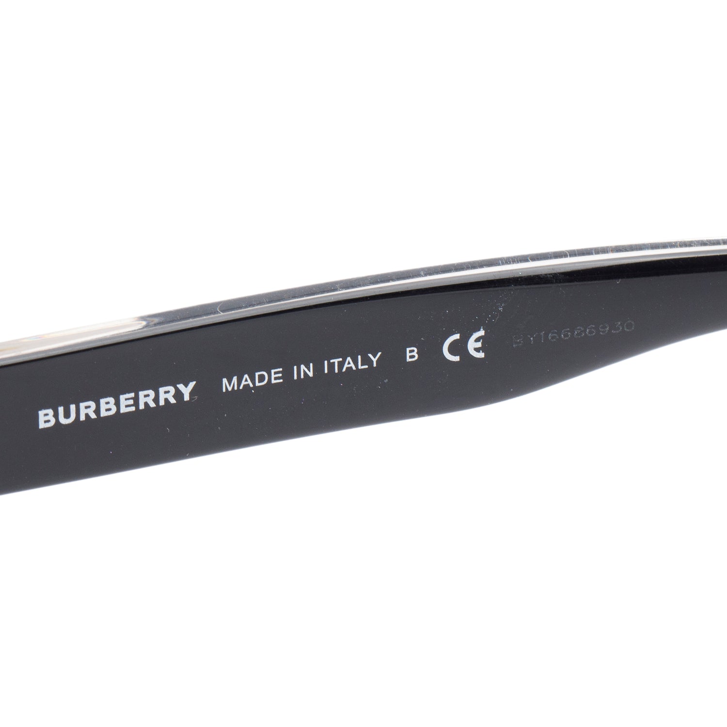 Burberry B 4284 Black Acetate Square Sunglasses w/ Case