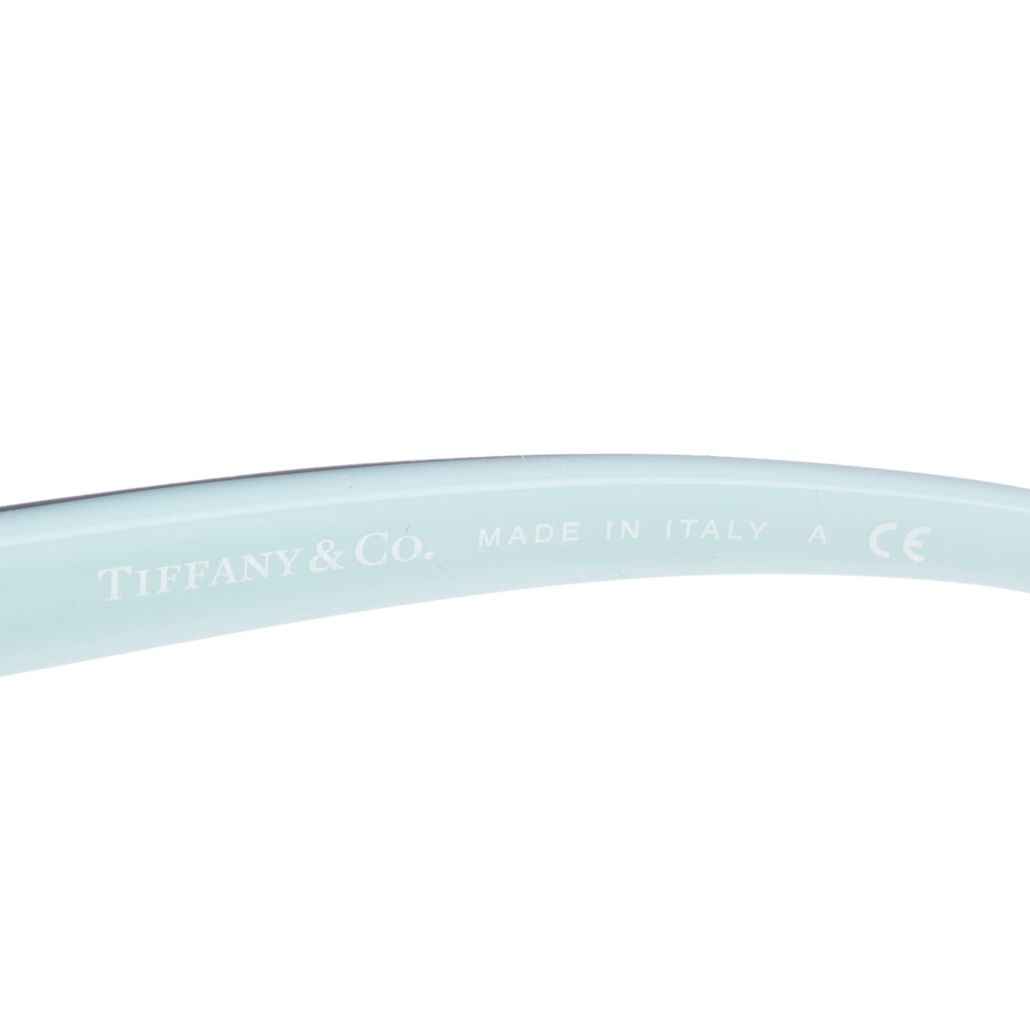 Tiffany & Co. TF4055 Black Key Heart Rectangle Gradient Sunglasses w/ Case
