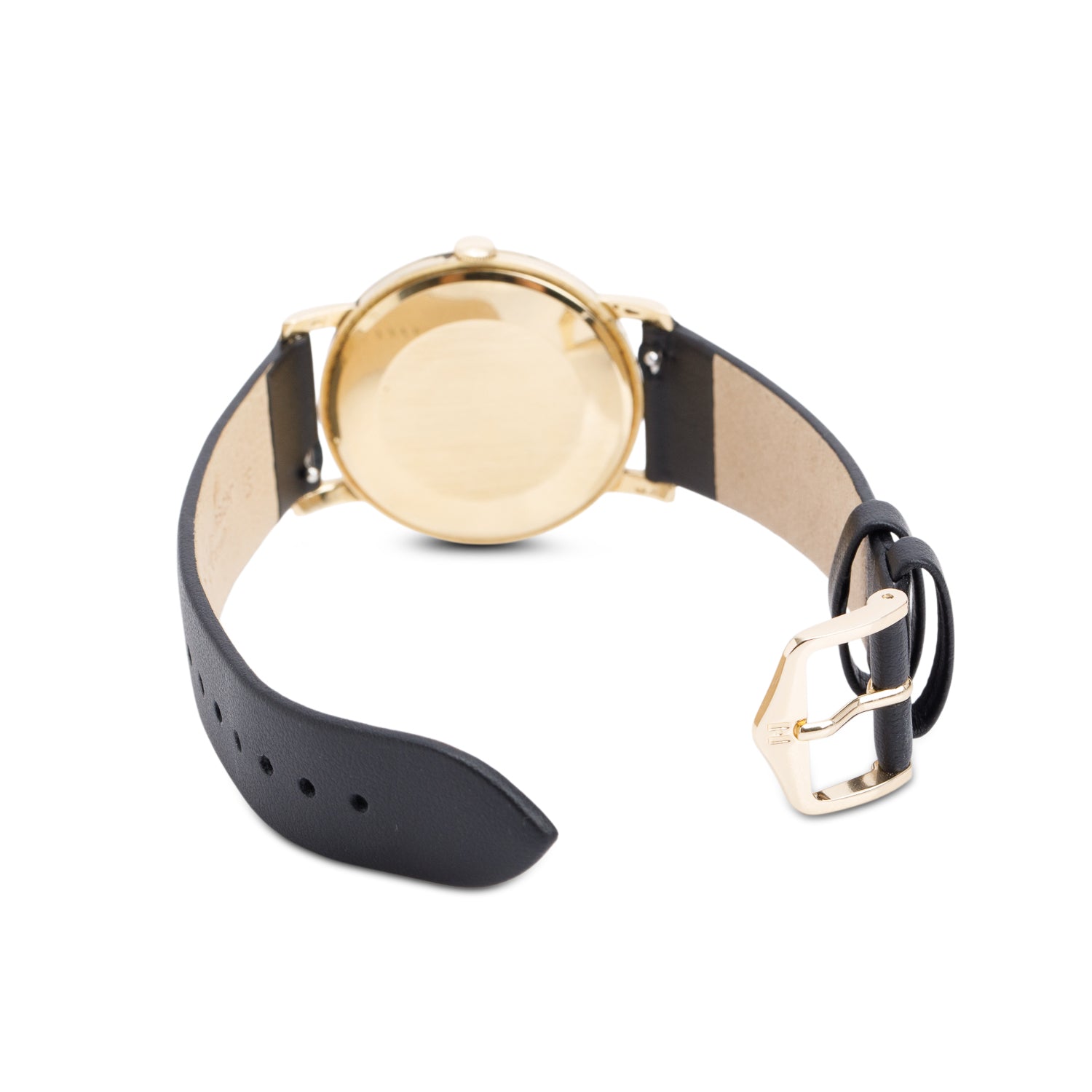 IWC Vintage 18k Yellow Gold Calatrava 33.5 MM Manual Watch White Dial