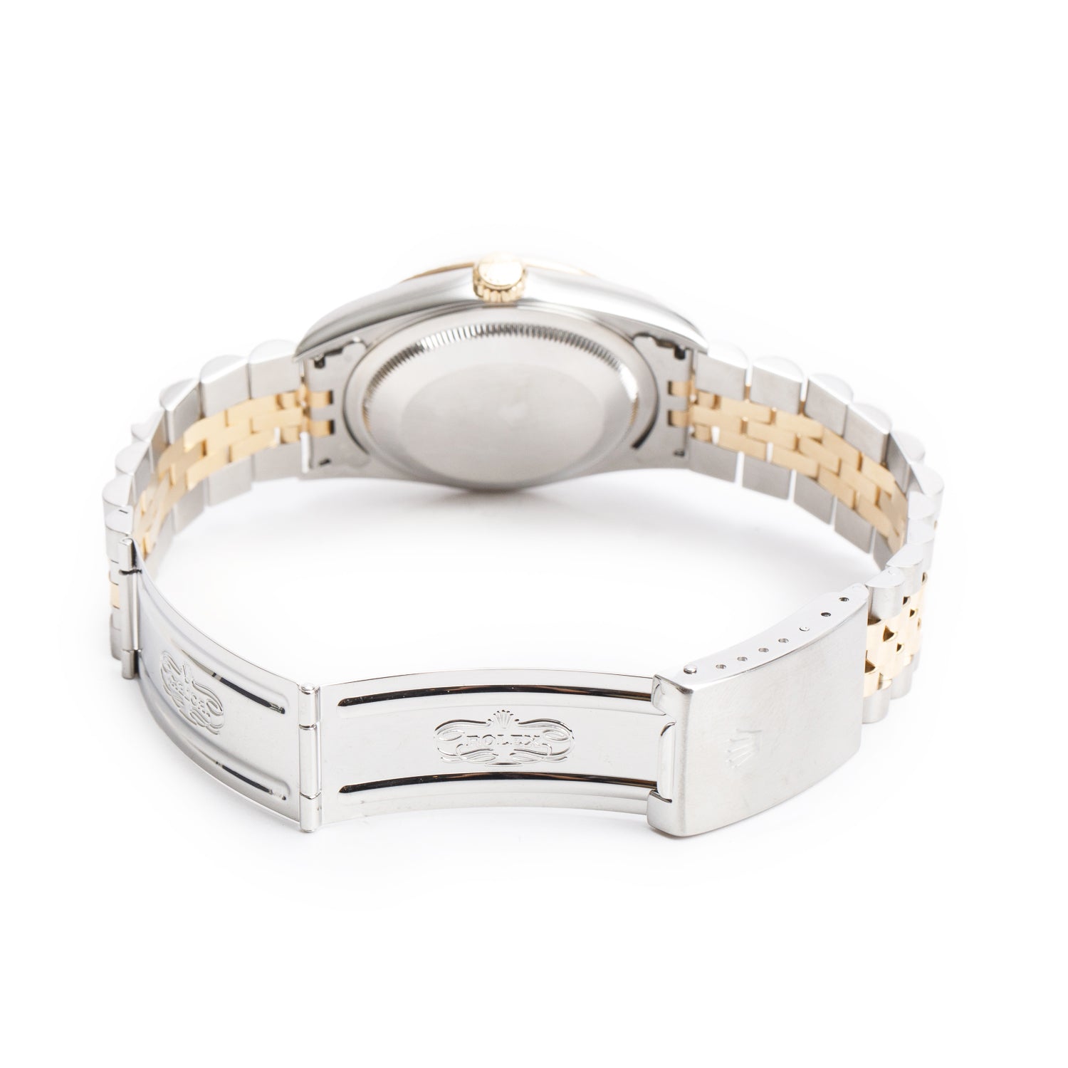 Rolex Stainless Steel & 18k Yellow Gold Datejust 36 MM Automatic Watch White Dial 16233 w/ Box & Papers