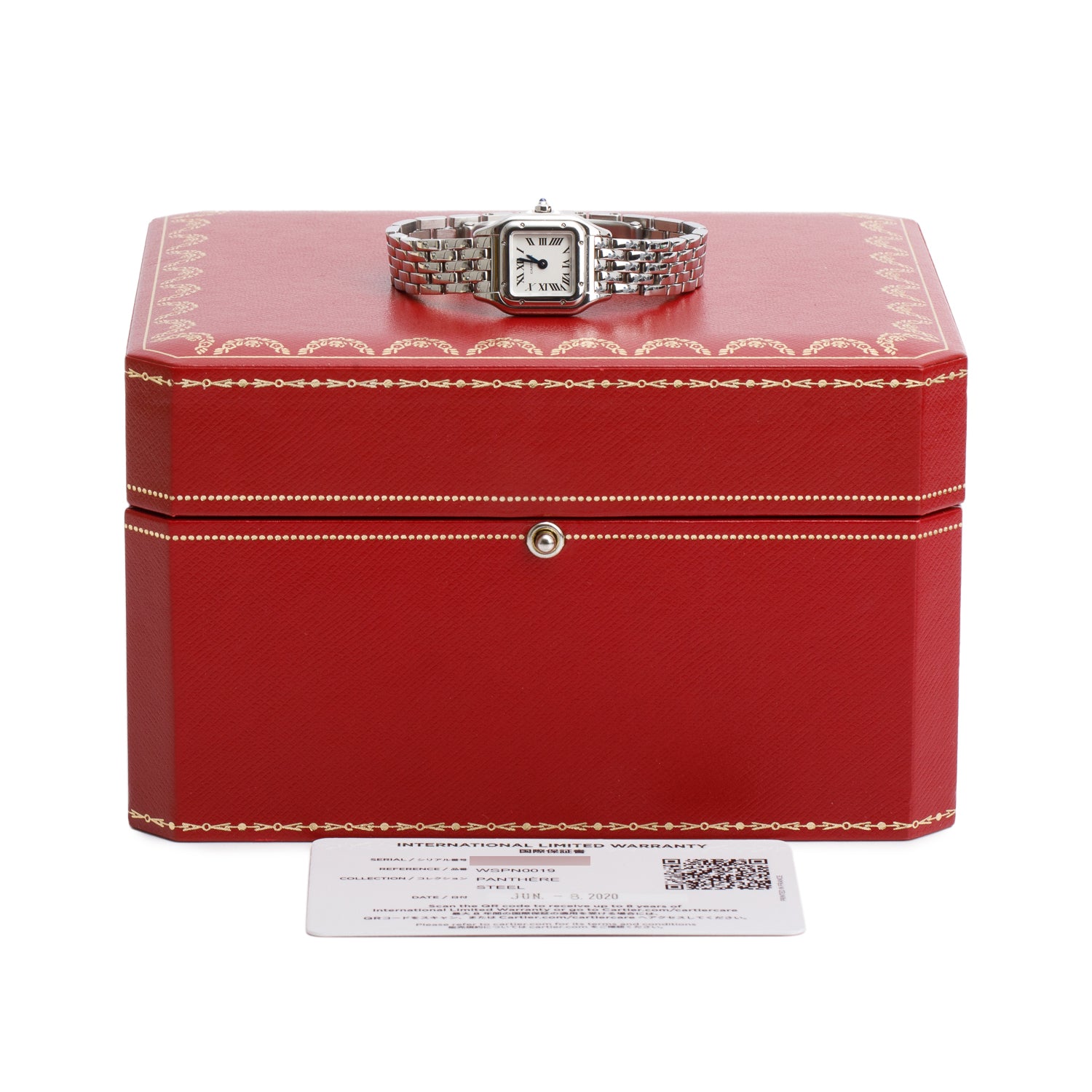 Cartier 2020 Stainless Steel Panthere de Cartier Watch, Mini Model 4188 w/ Box & Papers