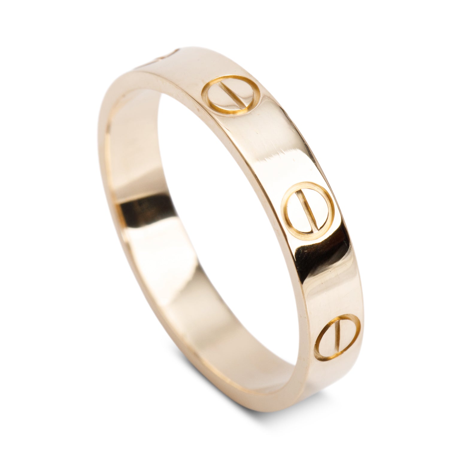 Cartier 2022 18k Yellow Gold 3.6 mm Love Wedding Band Ring, Size 52 6.25 w/ Box & Receipt