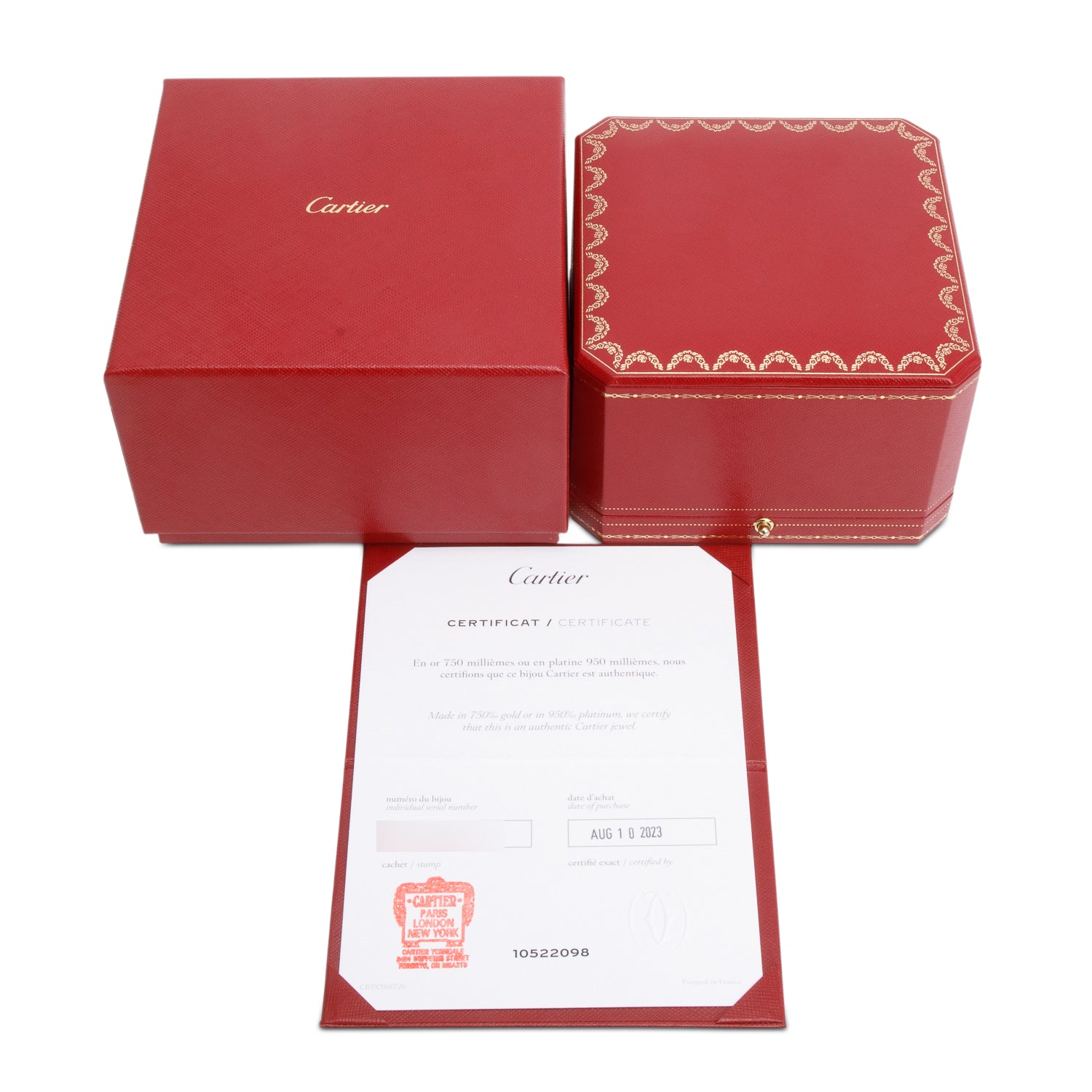 Cartier 2023 18k Yellow Gold Juste Un Clou Bracelet, Small Model Size 16 w/ Box, Receipt & Certificate