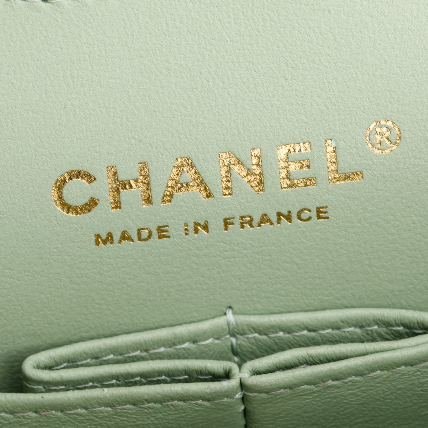 Chanel Green Caviar Quilted Medium Double Flap Bag w/ Box