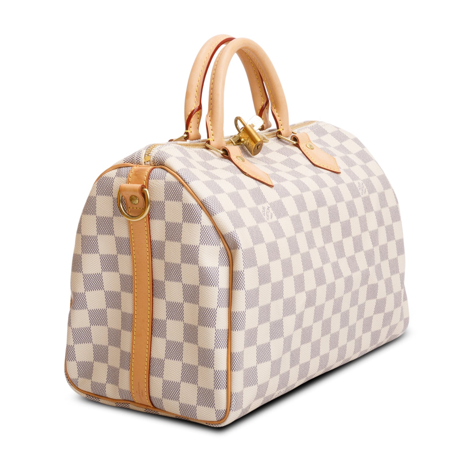 Louis Vuitton Damier Azur Speedy Bandouliere 30 w/ Box & Strap