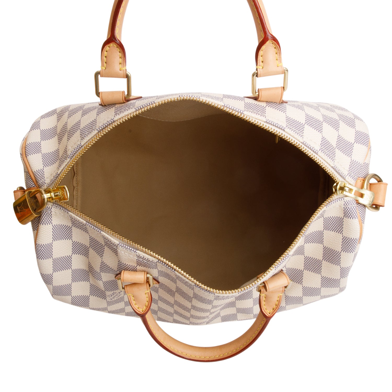 Louis Vuitton Damier Azur Speedy Bandouliere 30 w/ Box & Strap