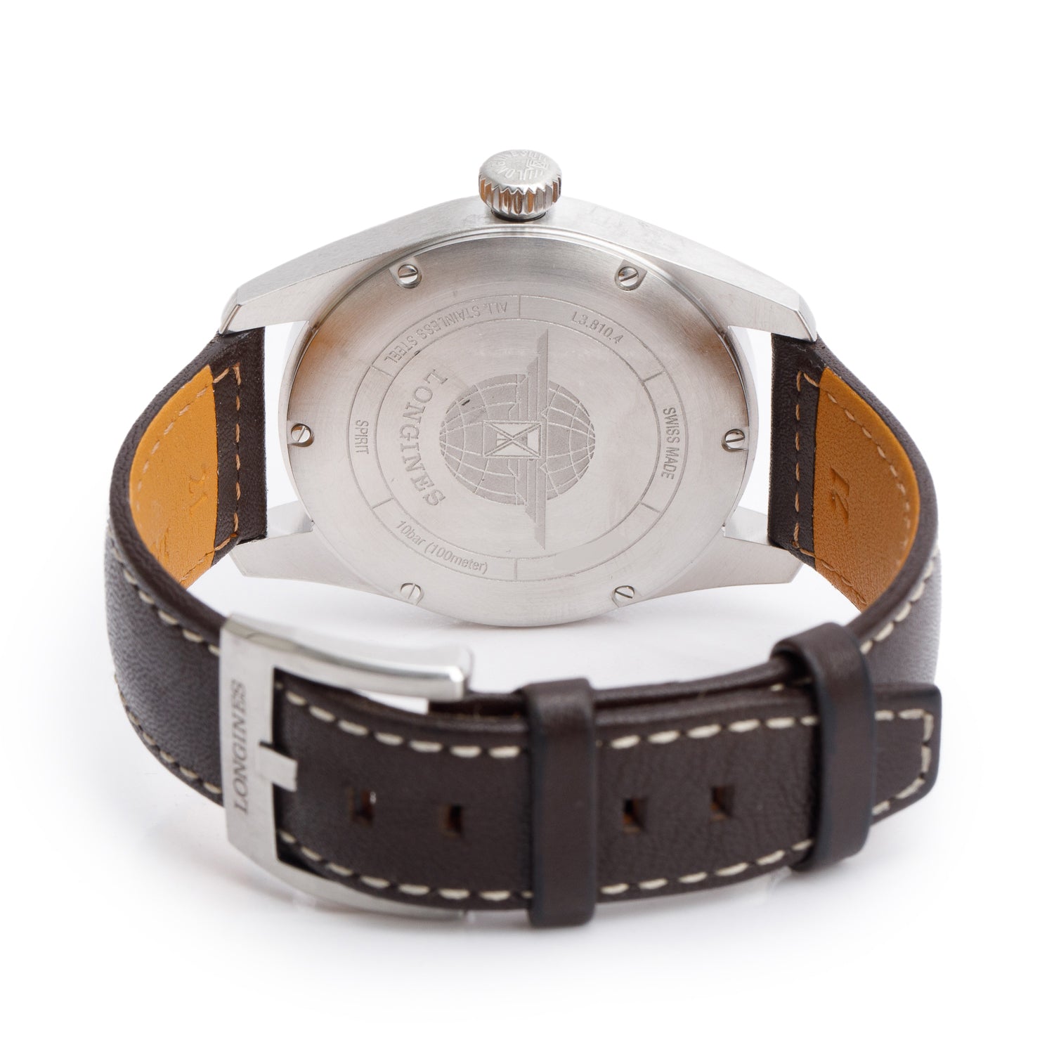 Longines 2023 Stainless Steel Spirit 40 MM Automatic Watch Black Dial w/ Box & Papers