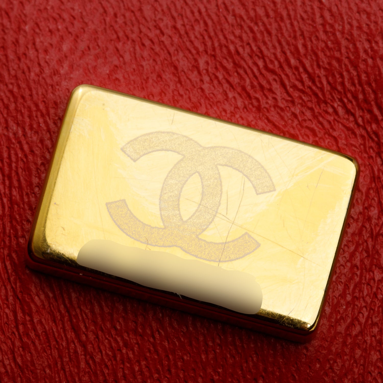 Chanel Red Lambskin Quilted Mini Top Handle Rectangular Flap w/ Box