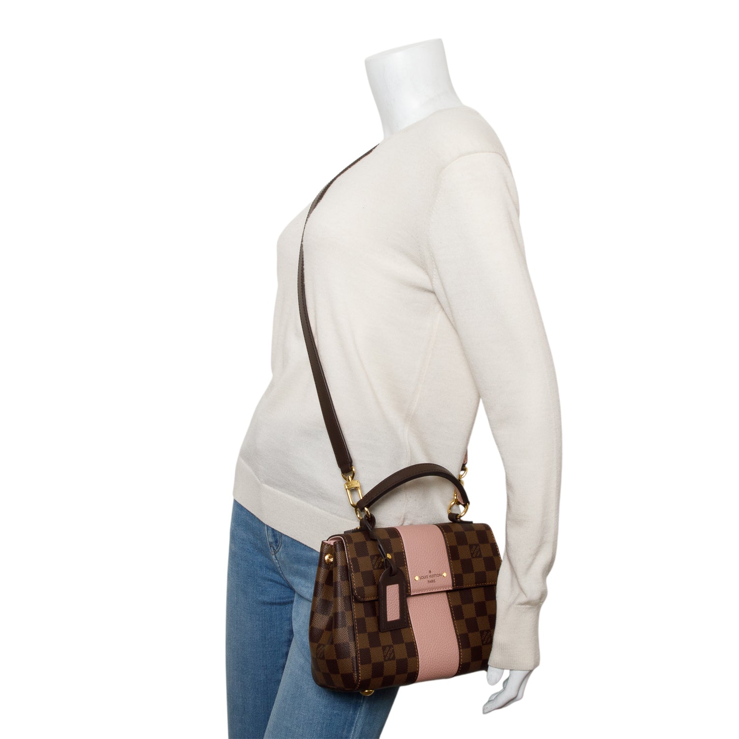 Louis Vuitton 2021 Damier Ebene Bond Street BB w/ Box & Strap