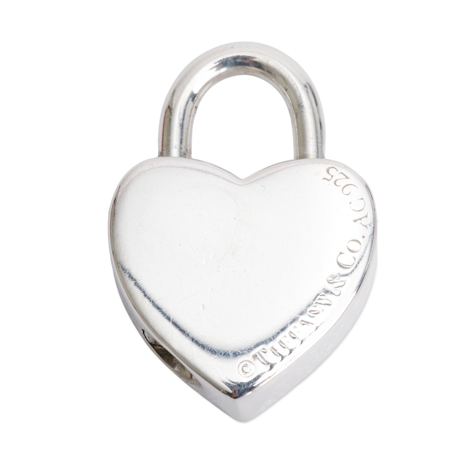 Tiffany & Co. Sterling Silver Return To Tiffany Heart Lock Charm