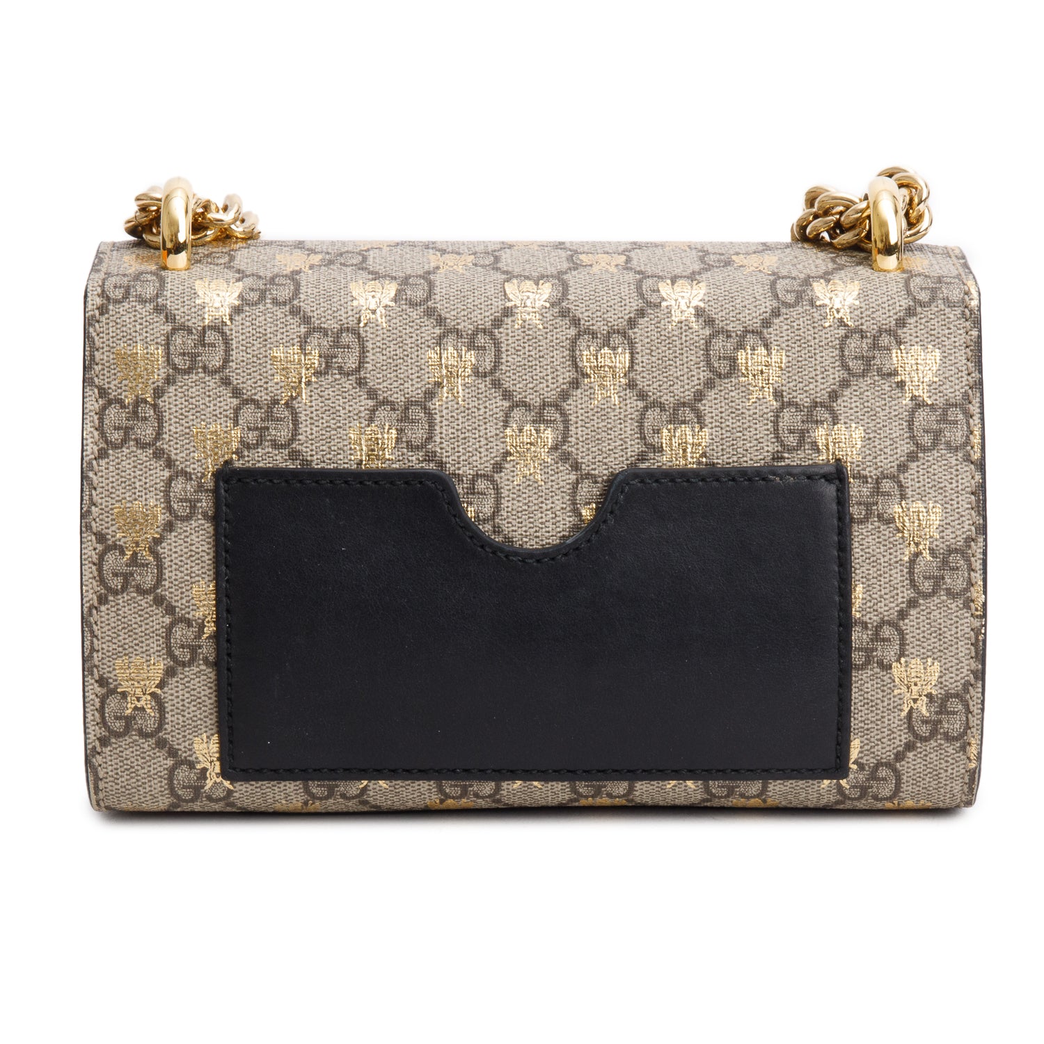 Gucci GG Supreme Monogram Bees Small Padlock Bag w/ Box