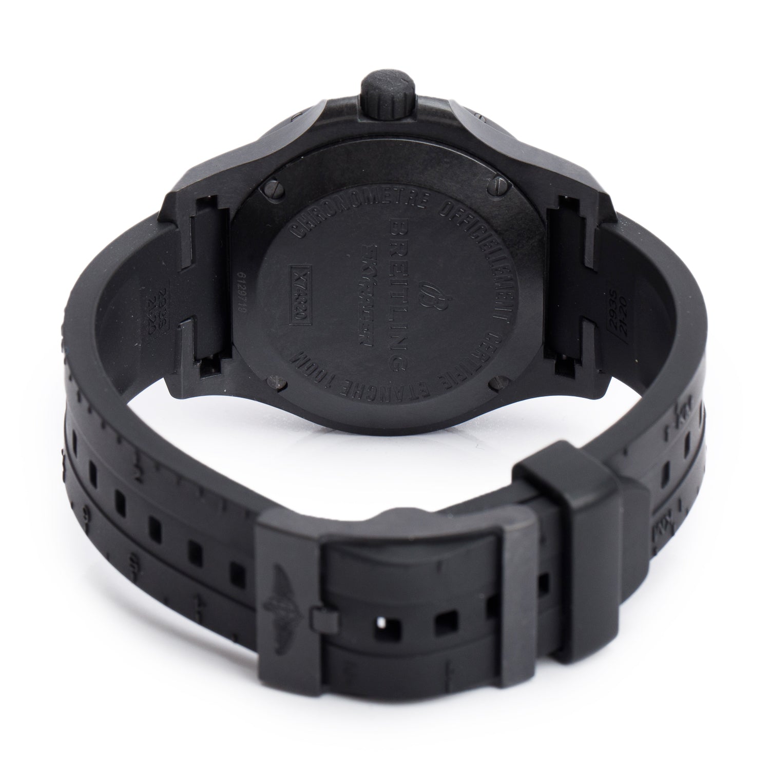 Breitling Black Polymer Colt SkyRacer 45 MM Quartz Watch Black Dial X74320