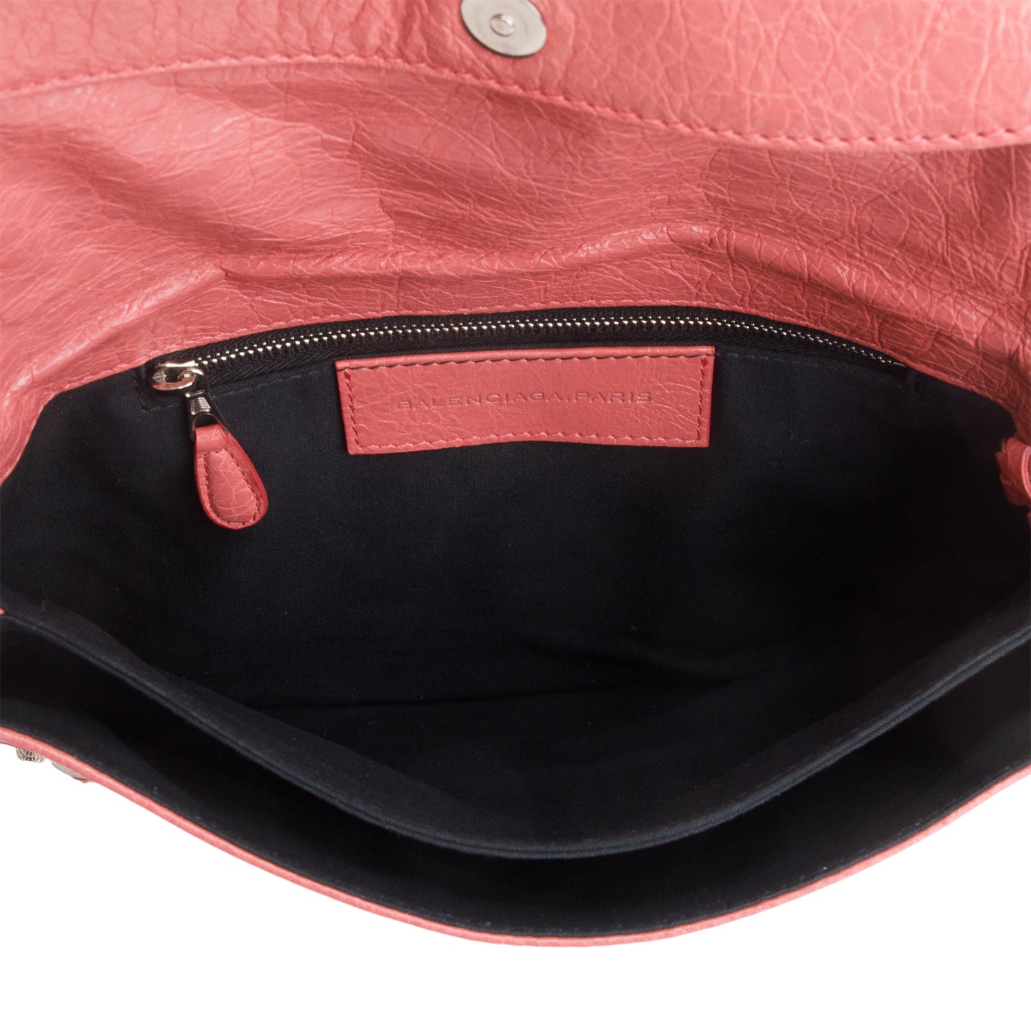 Balenciaga Pink Agneau Envelope Clutch