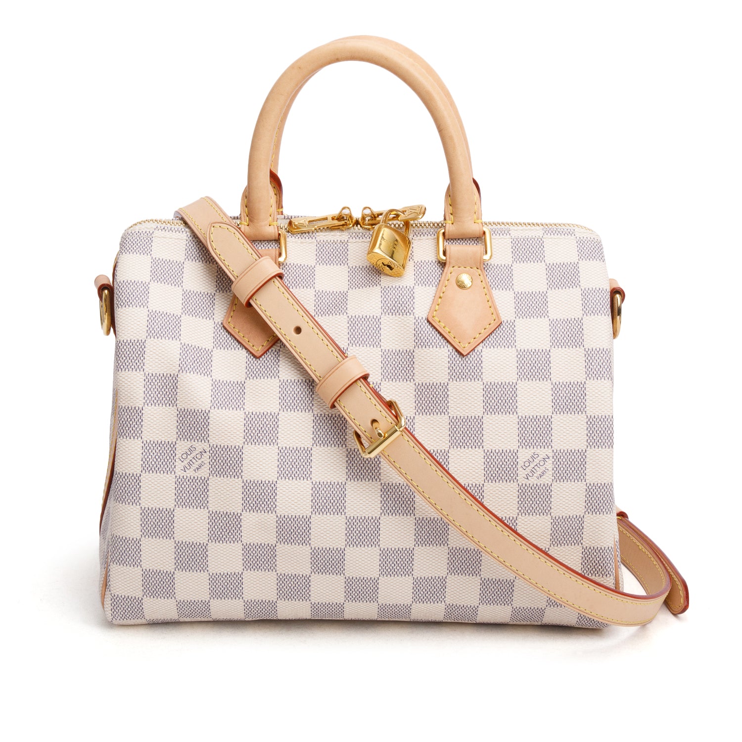 Louis Vuitton Damier Azur Speedy Bandouliere 25 w/ Strap