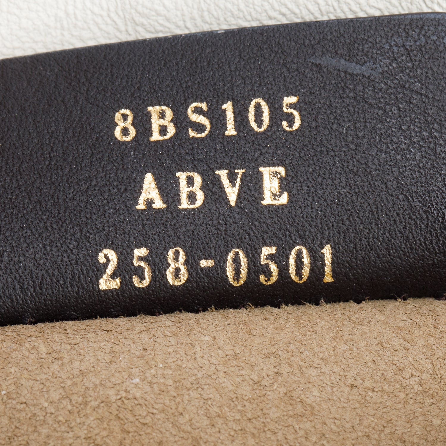 Fendi Cream Nappa Leather Mamma Baguette Small w/ Box & Straps