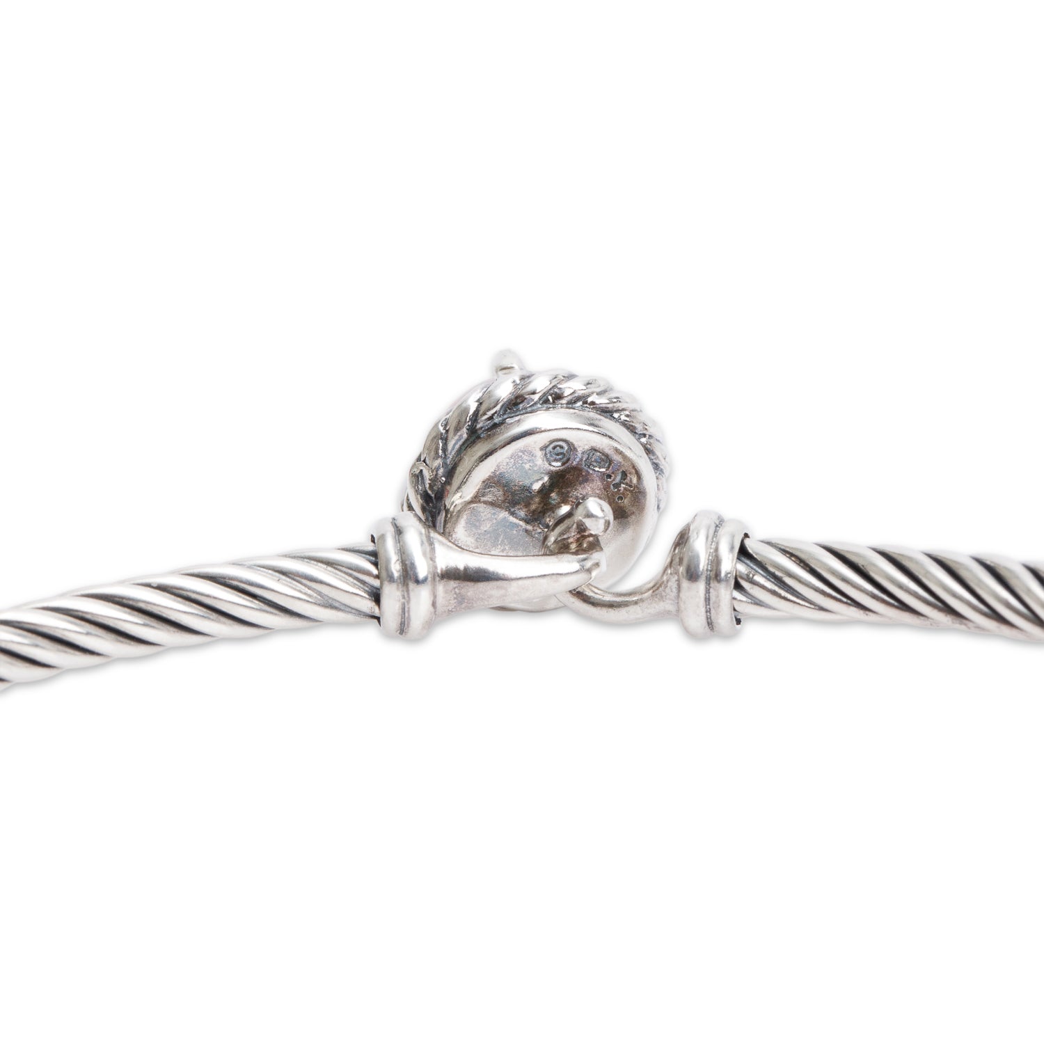 David Yurman Sterling Silver Pearl Petite Chatelaine Bracelet