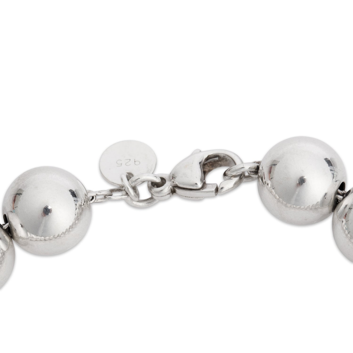 Tiffany & Co. Sterling Silver 10 MM HardWear Ball Bracelet