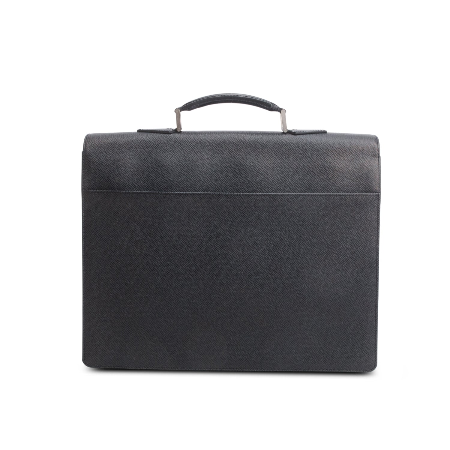 Louis Vuitton Black Taiga Leather Neo Robuston 2 Compartment Briefcase