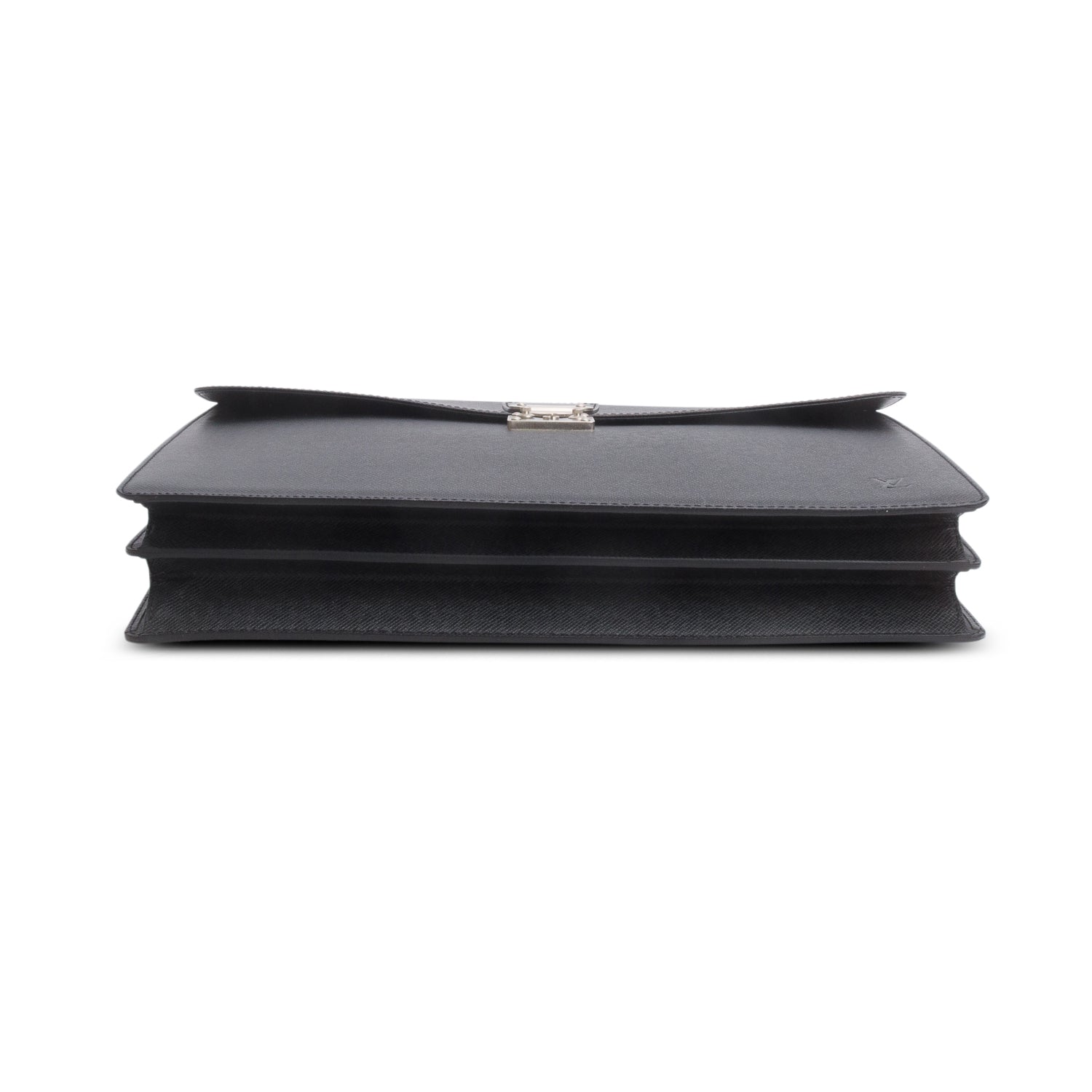 Louis Vuitton Black Taiga Leather Neo Robuston 2 Compartment Briefcase