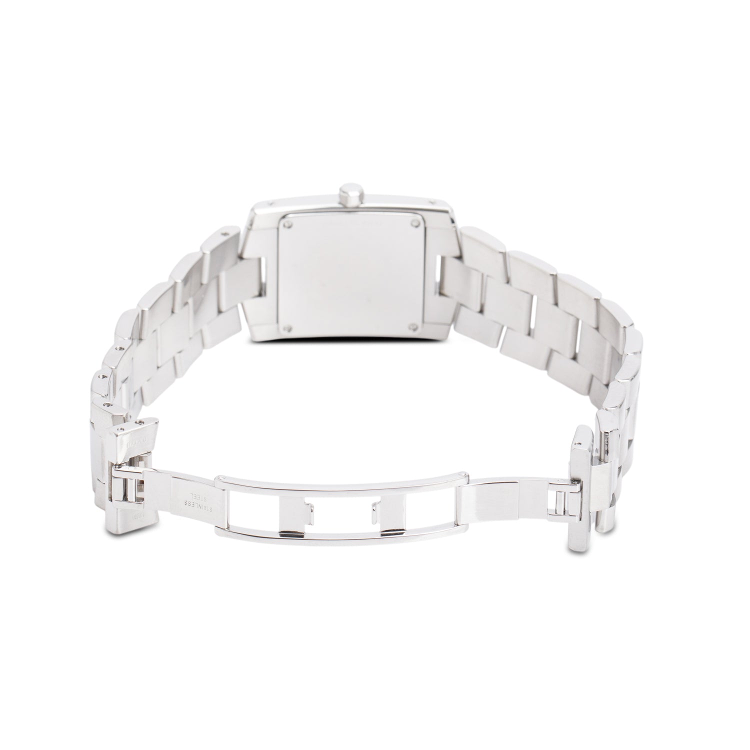 Movado Stainless Steel Eliro Quartz Chronograph Watch Black Dial w/ Box