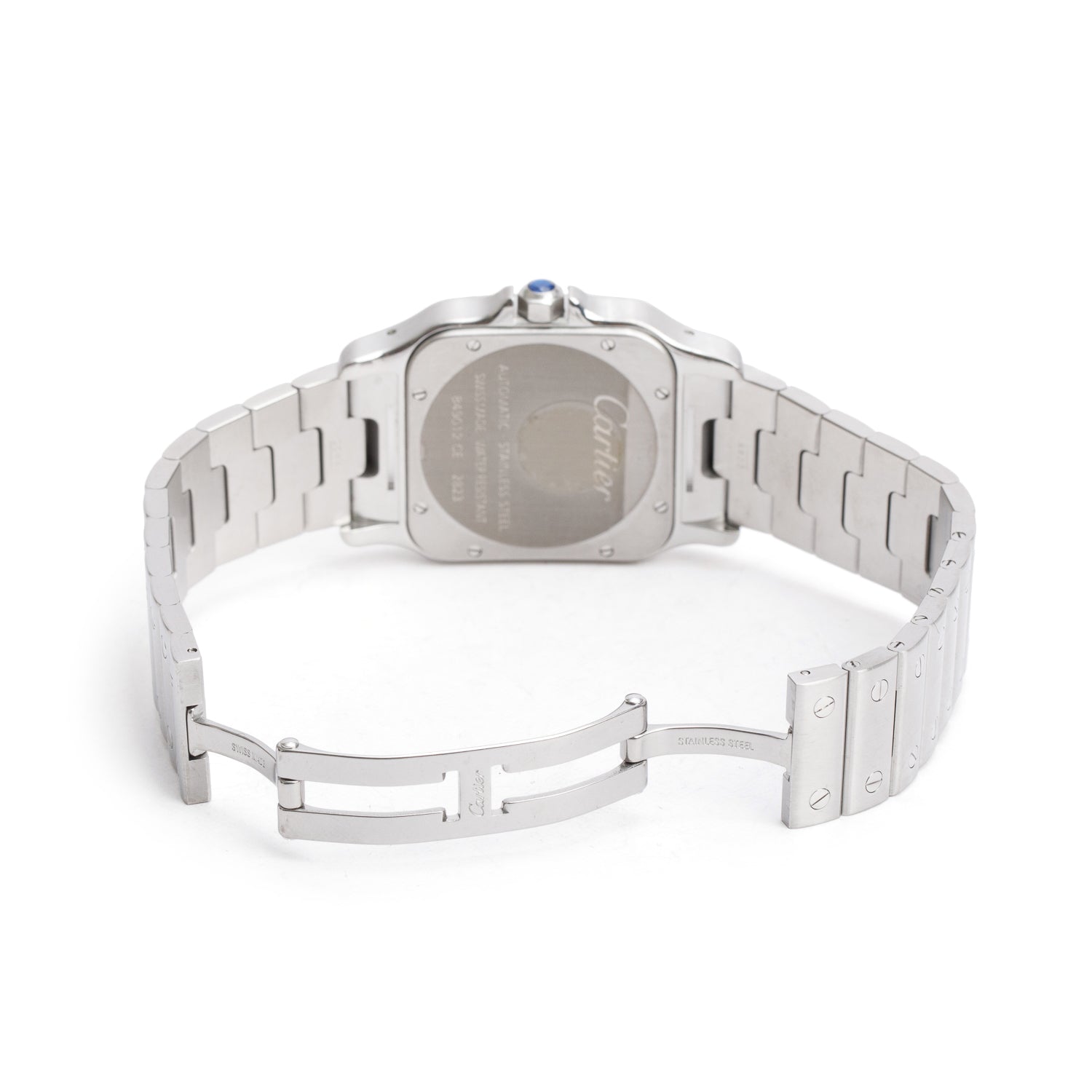 Cartier Stainless Steel Santos Galbee XL Automatic Watch 2823