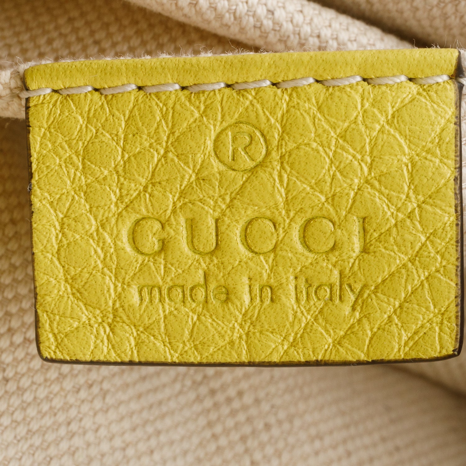 Gucci Green Cellaries Calfskin Medium Bamboo Backpack