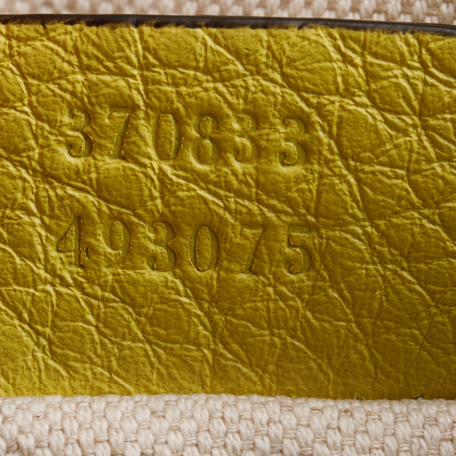 Gucci Green Cellaries Calfskin Medium Bamboo Backpack