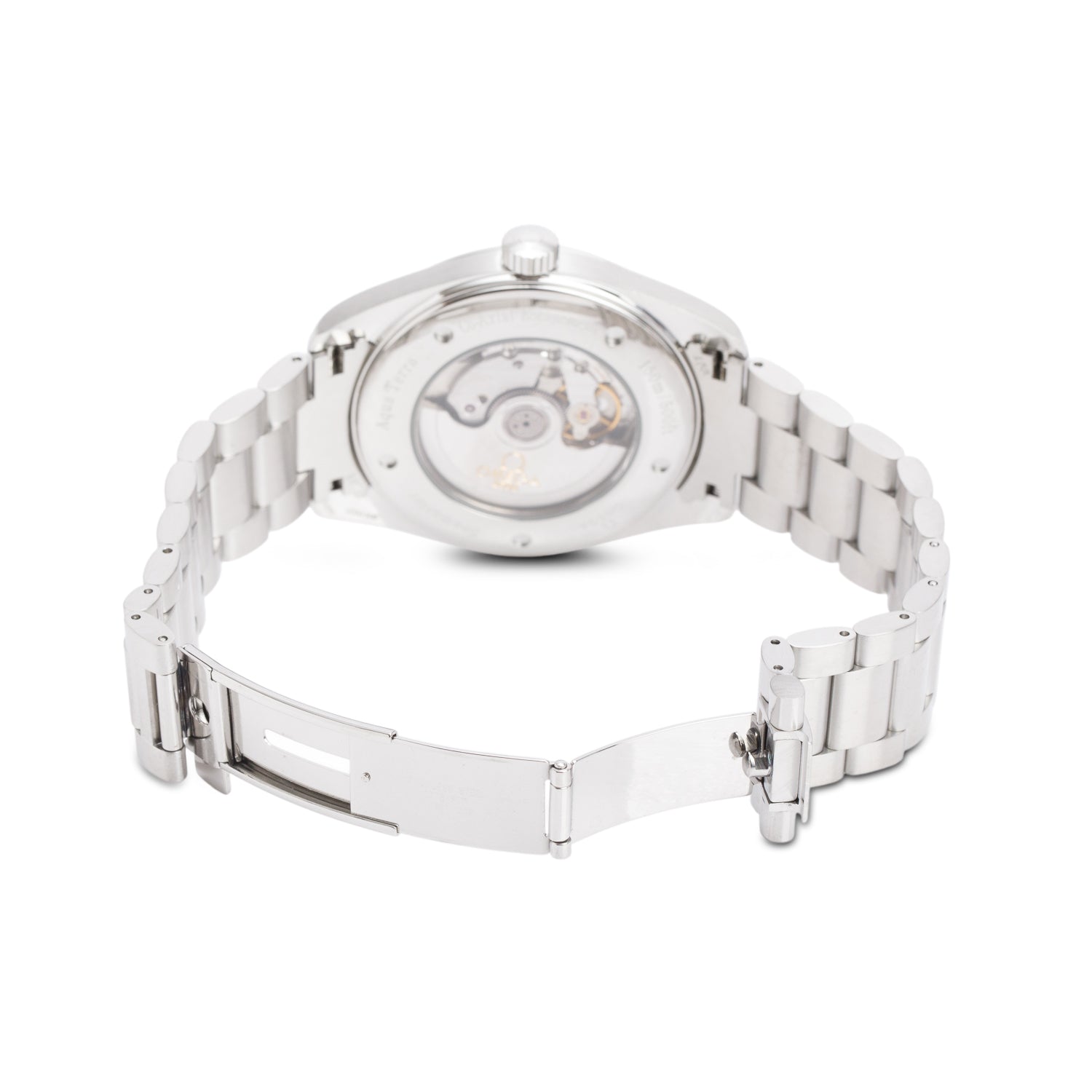 Omega Stainless Steel Seamaster Aqua Terra 42 MM Co-Axial Chronometer Automatic Watch Silver Dial w/ Box & Papers