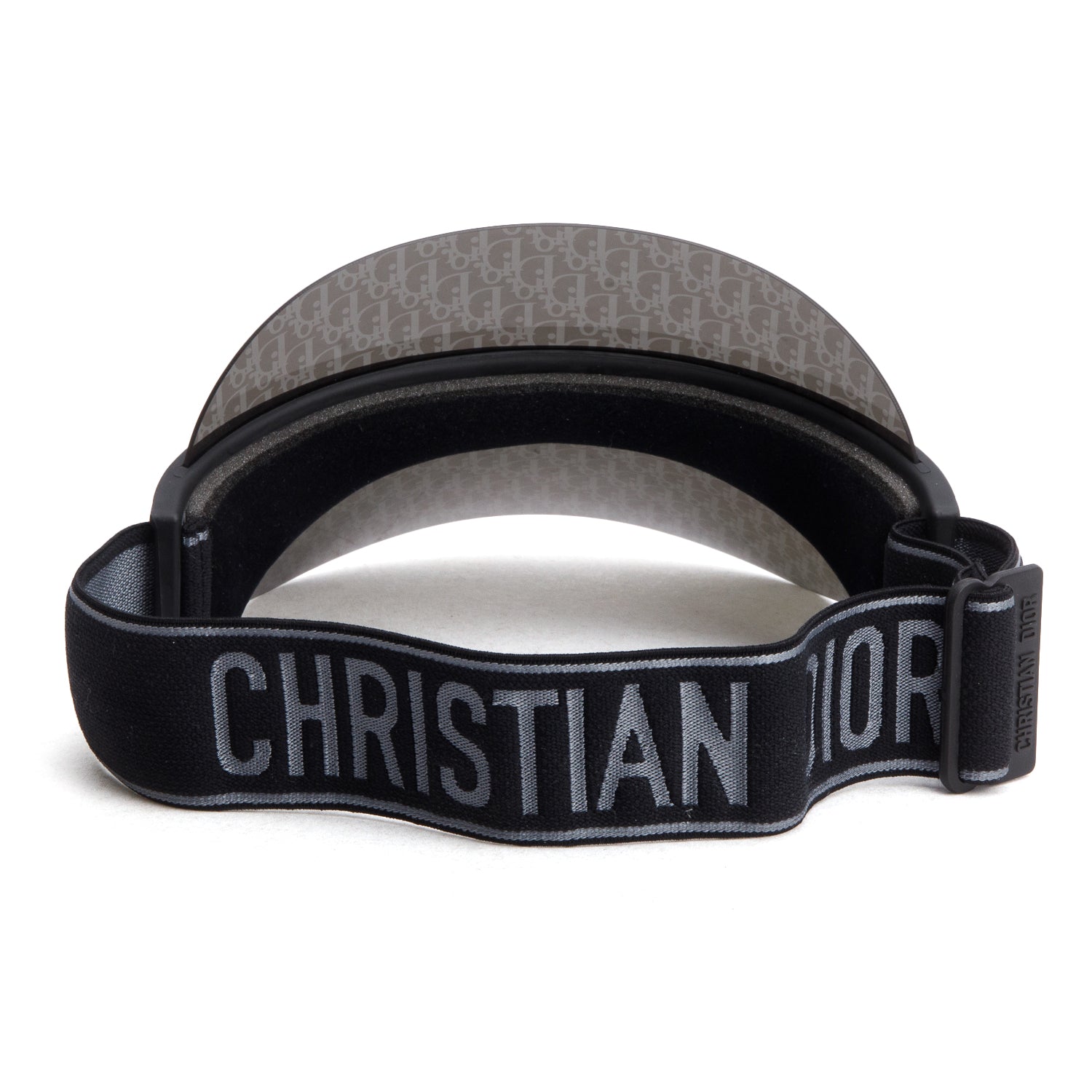 Christian Dior Black Oblique DiorClub V1U Visor w/ Box