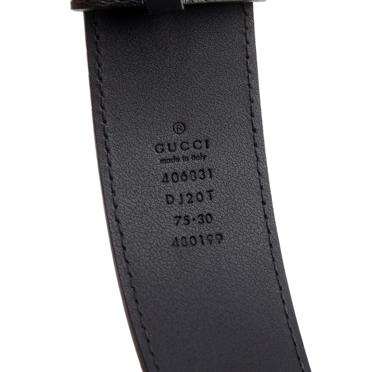 Gucci 2024 GG Marmont Black Wide Leather Belt 75 30 w/ Box & Receipt